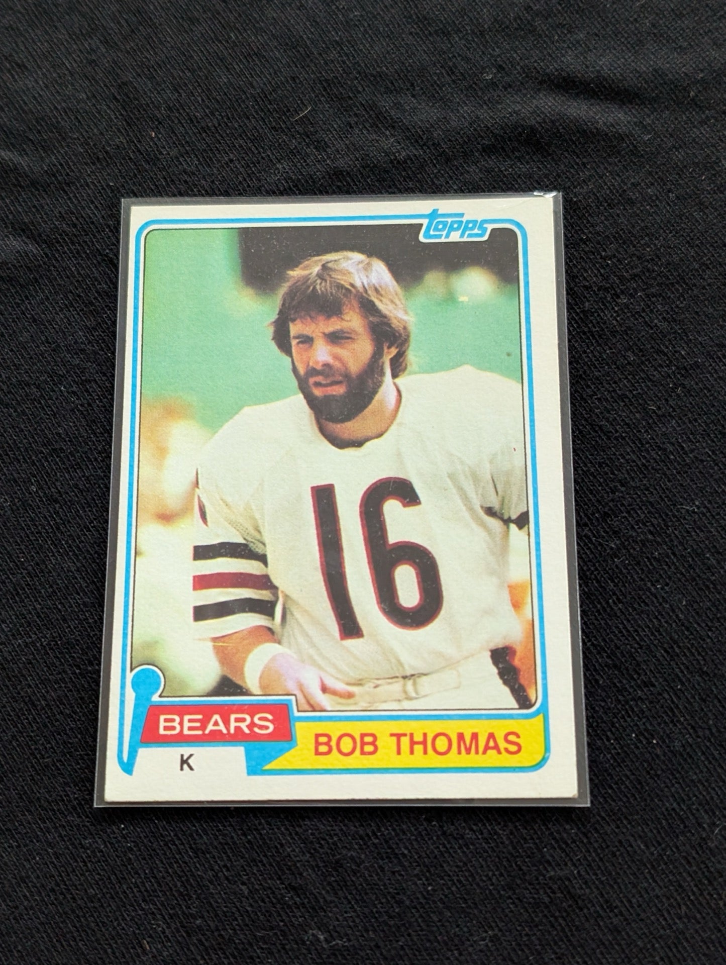 Bob Thomas 1978 & 1979 Topps Chicago Bears Lot (2) Vintage Kicker Cards
