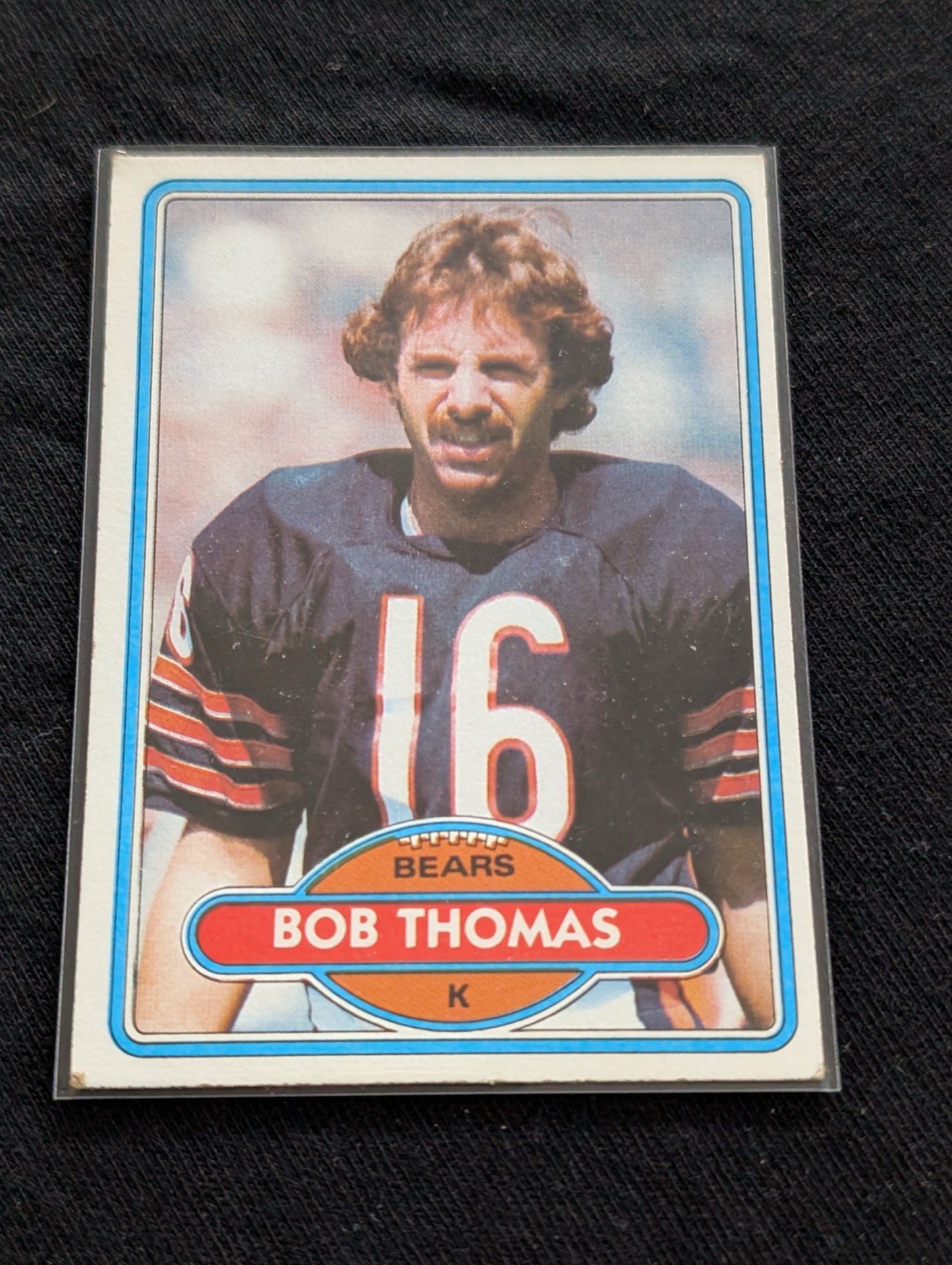 Bob Thomas 1978 & 1979 Topps Chicago Bears Lot (2) Vintage Kicker Cards