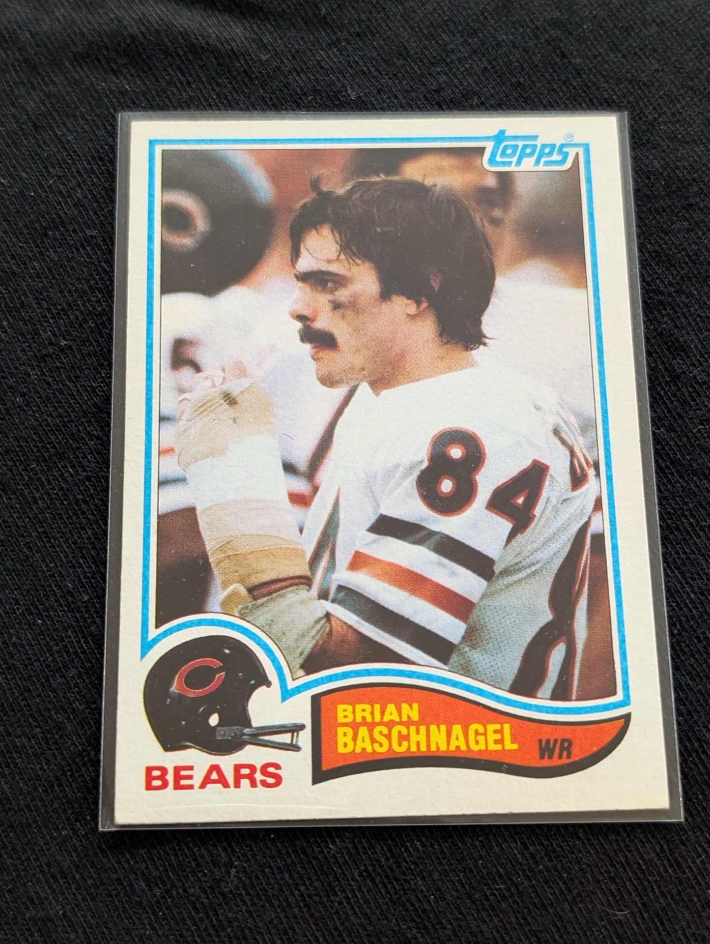 Brian Baschnagel 1979 & 1980 Topps Chicago Bears Lot (2) Vintage WR Cards