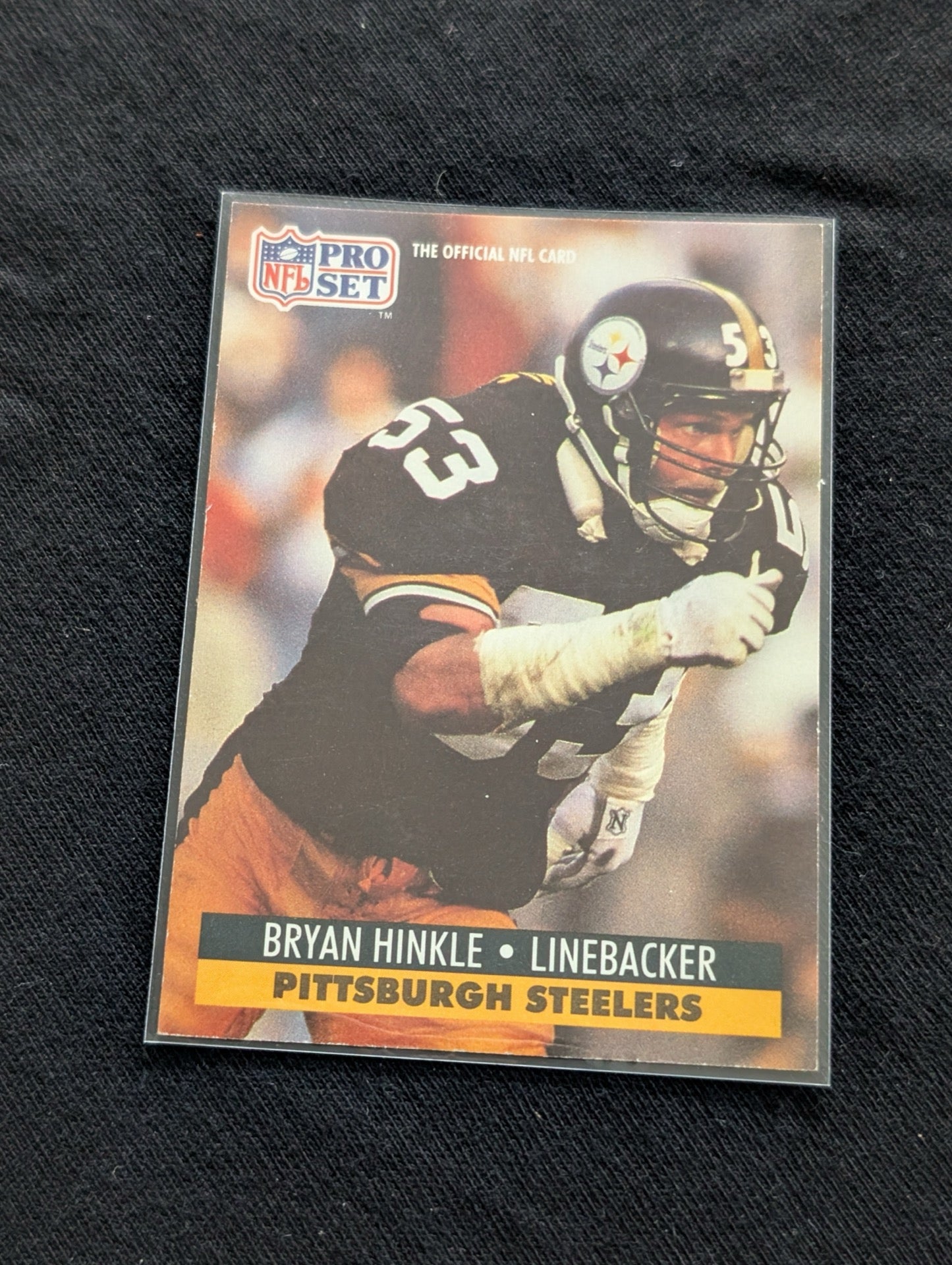 Bryan Hinkle Pittsburgh Steelers Lot (4) 1991 Topps Score Pro Set Upper Deck