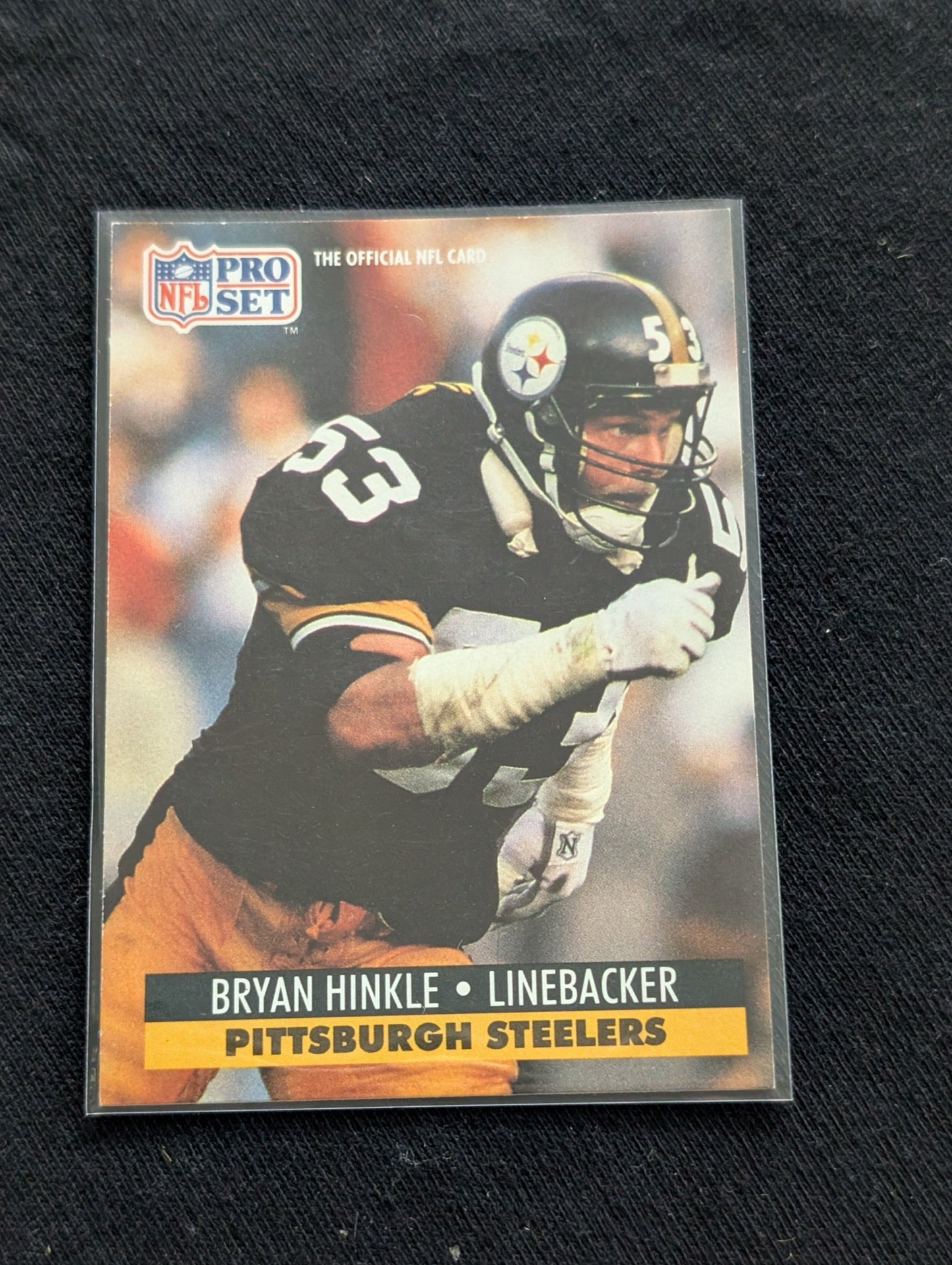 Bryan Hinkle Steelers Lot (4) 1991 Score UD Topps Pro Set 90s Football
