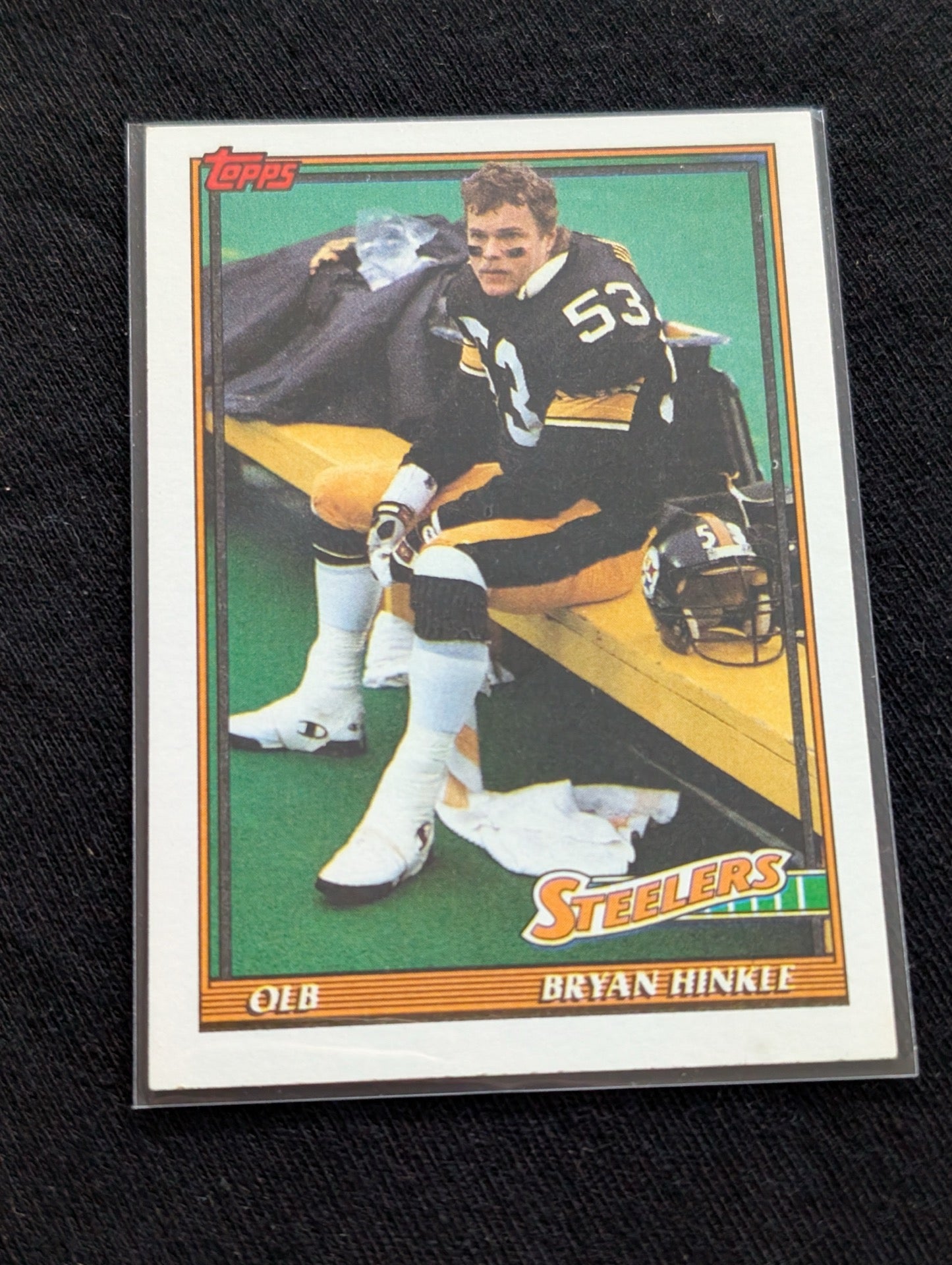 Bryan Hinkle Steelers Lot (4) 1991 Score UD Topps Pro Set 90s Football
