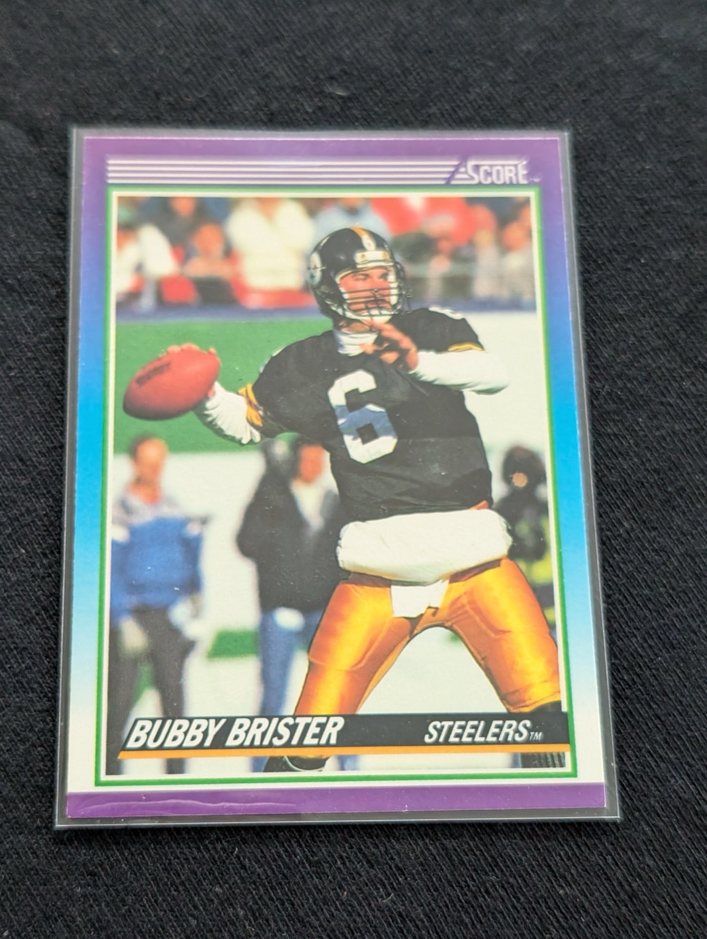 Bubby Brister Pittsburgh Steelers Lot (7) 90s Cards Topps Score Pro Set UD