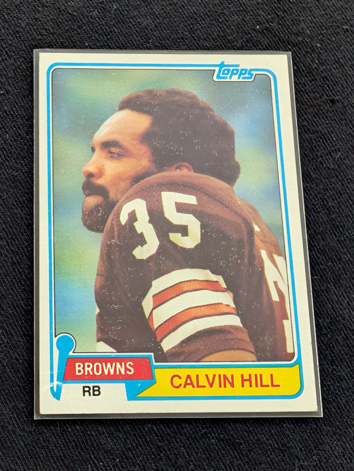 Calvin Hill 1979 & 1980 Topps Cleveland Browns Lot (2) Vintage RB Cards