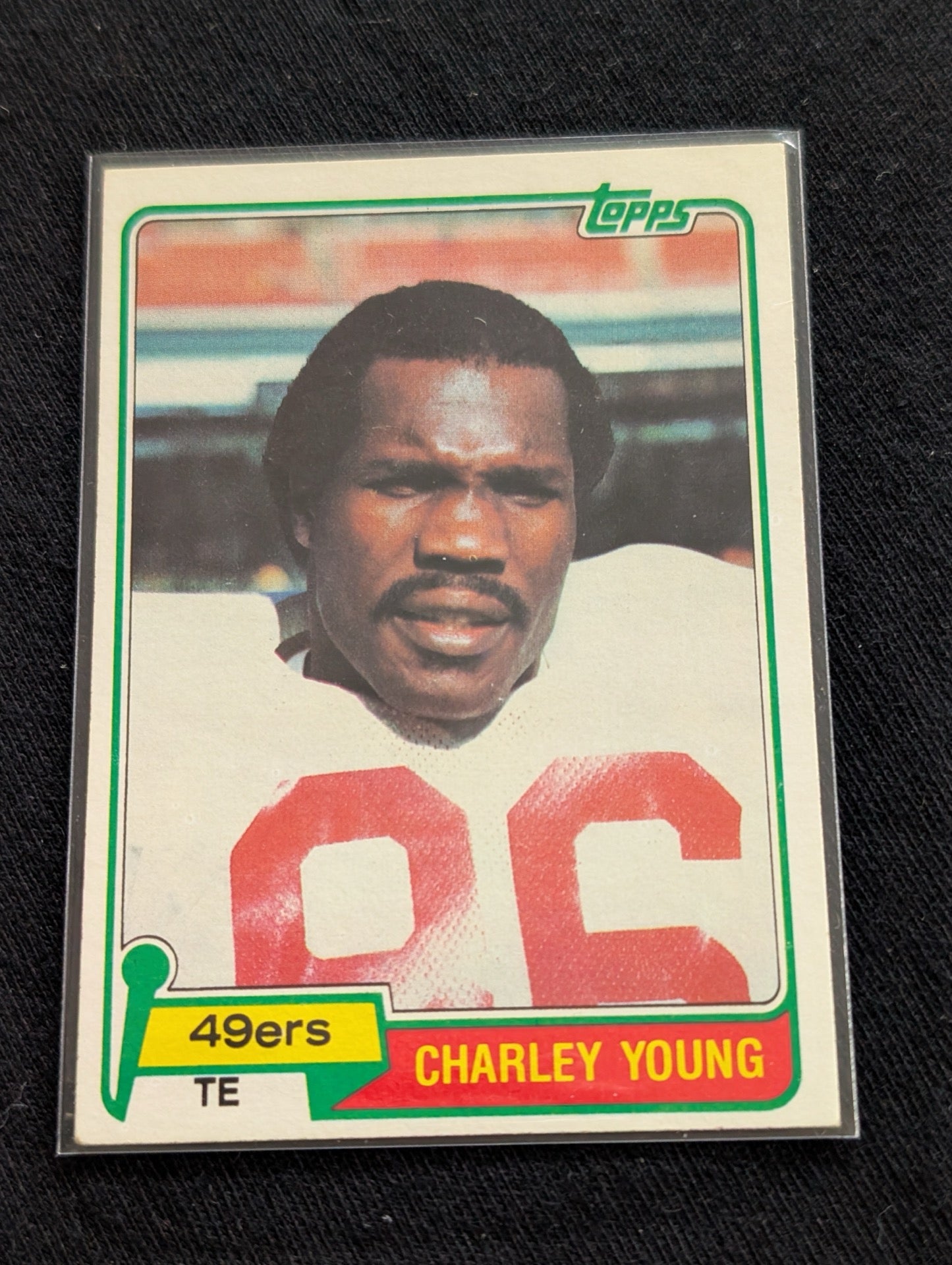 Charley Young Lot (2) 1978 Topps 49ers & 1979 Topps Rams Vintage TE Cards