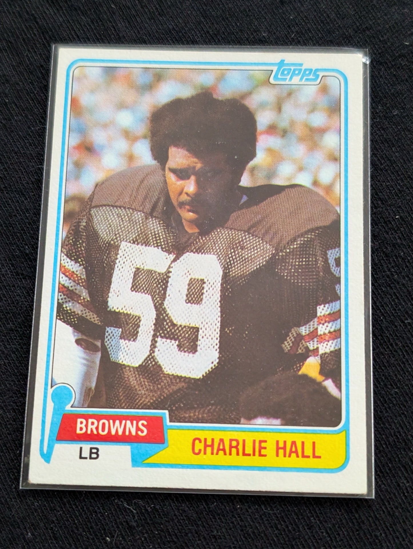 Charlie Hall 1978 & 1979 Topps Cleveland Browns Lot (2) Vintage LB Cards