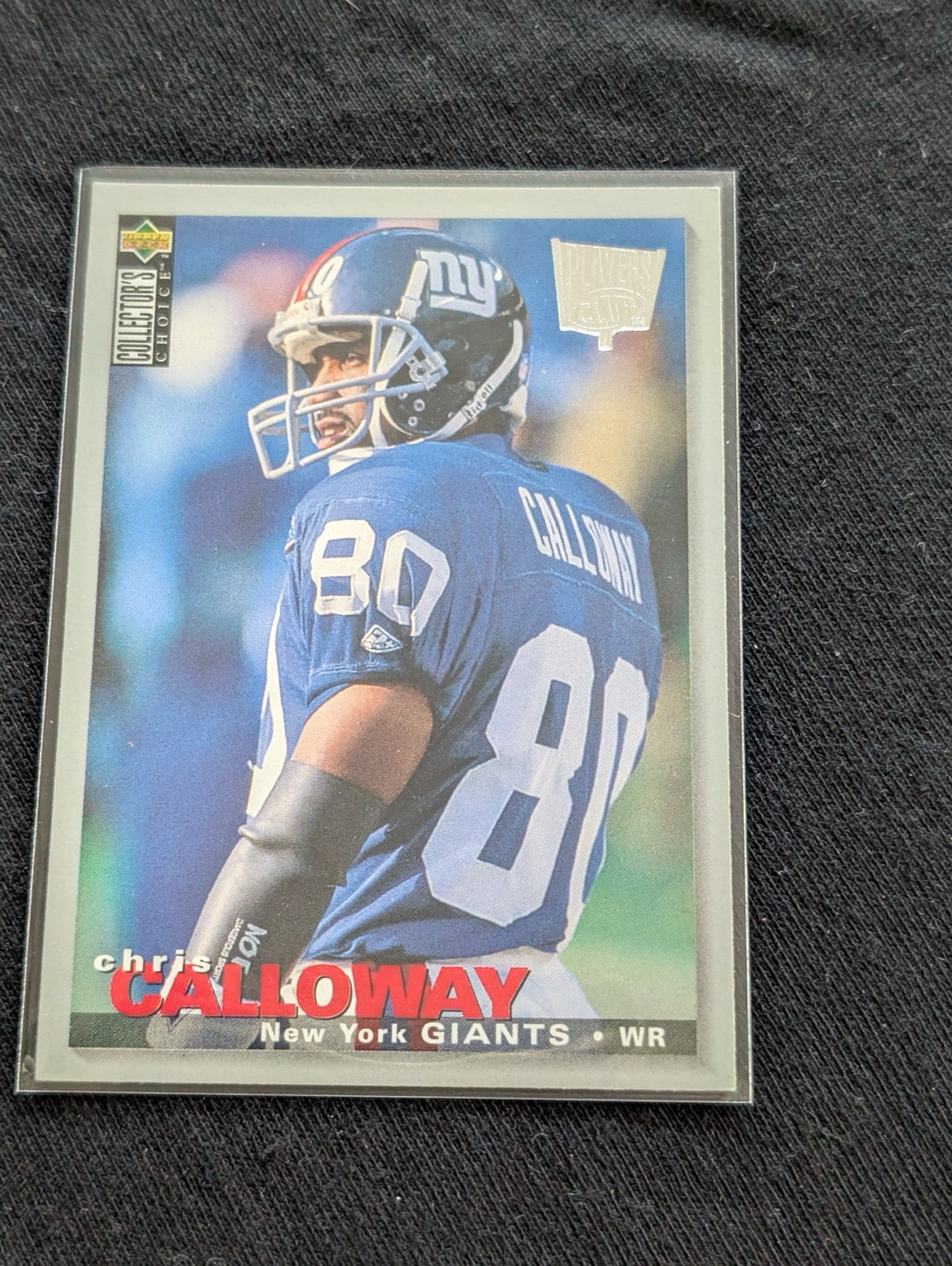 Chris Calloway Lot (2) 1991 Topps Steelers & 1993 Collector's Choice Giants