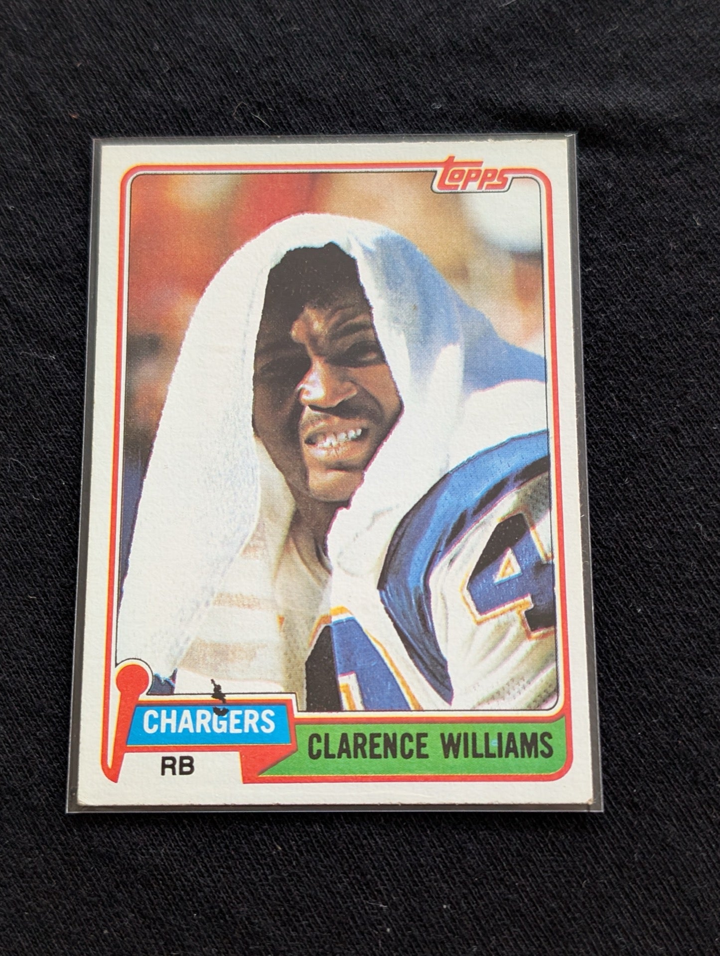 Clarence Williams 1979 & 1980 Topps San Diego Chargers Lot (2) Vintage RB