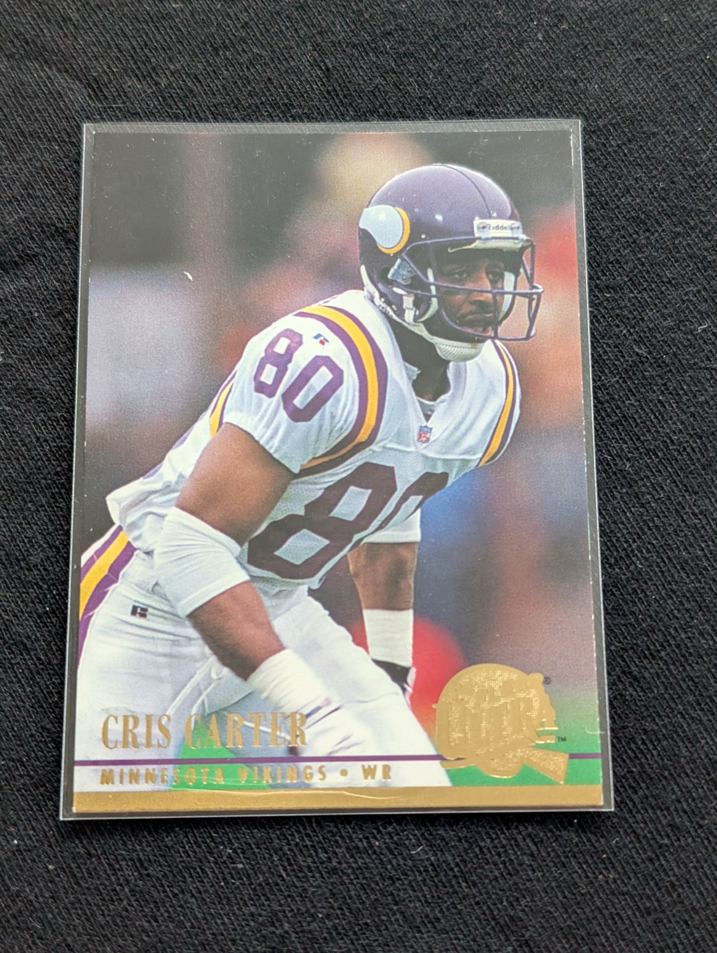 Cris Carter HOF Vikings Lot (4) 90s Cards Fleer Playoff Collector's Choice