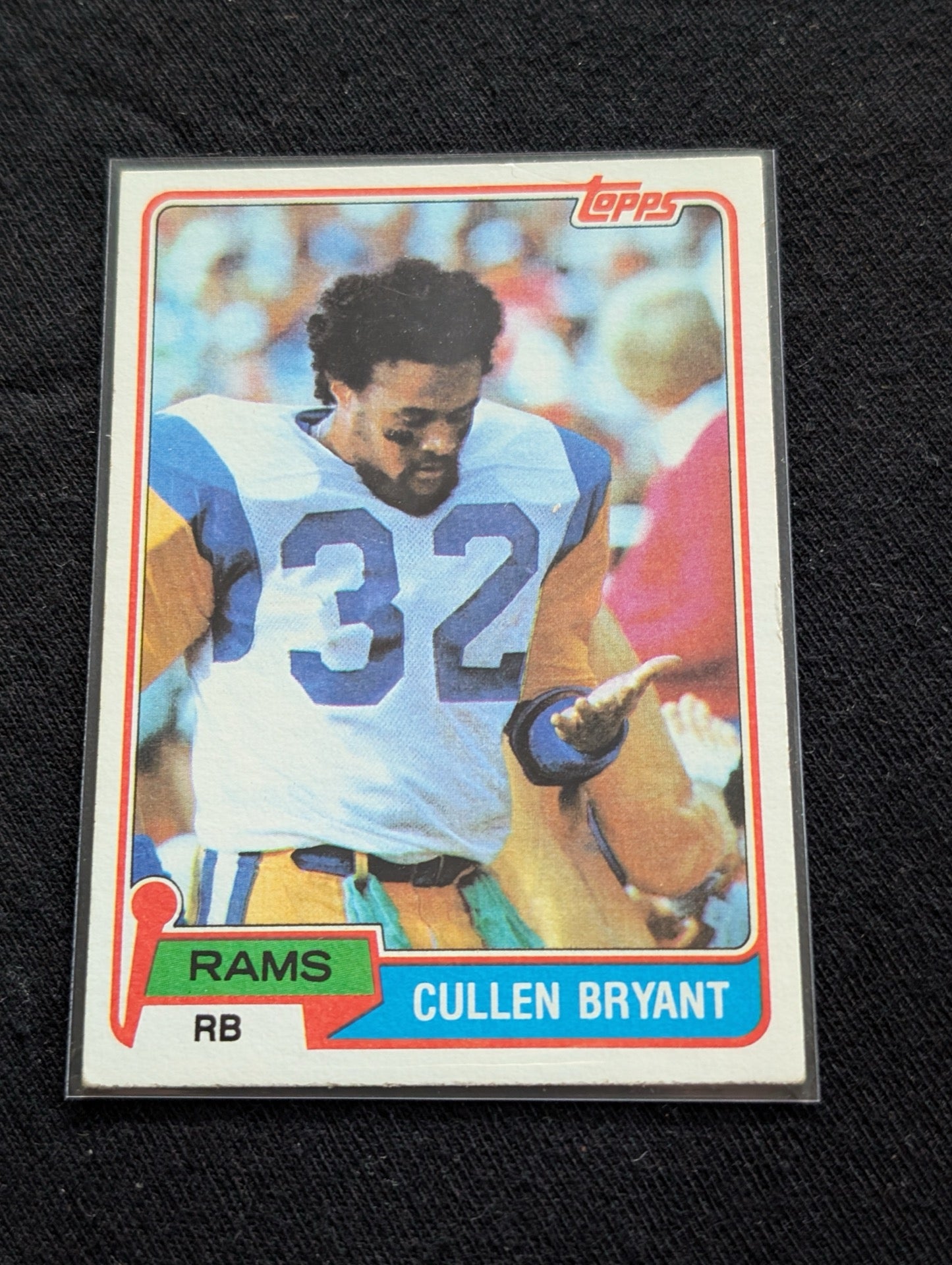 Cullen Bryant 1979 & 1980 Topps Los Angeles Rams Lot (2) Vintage RB Cards