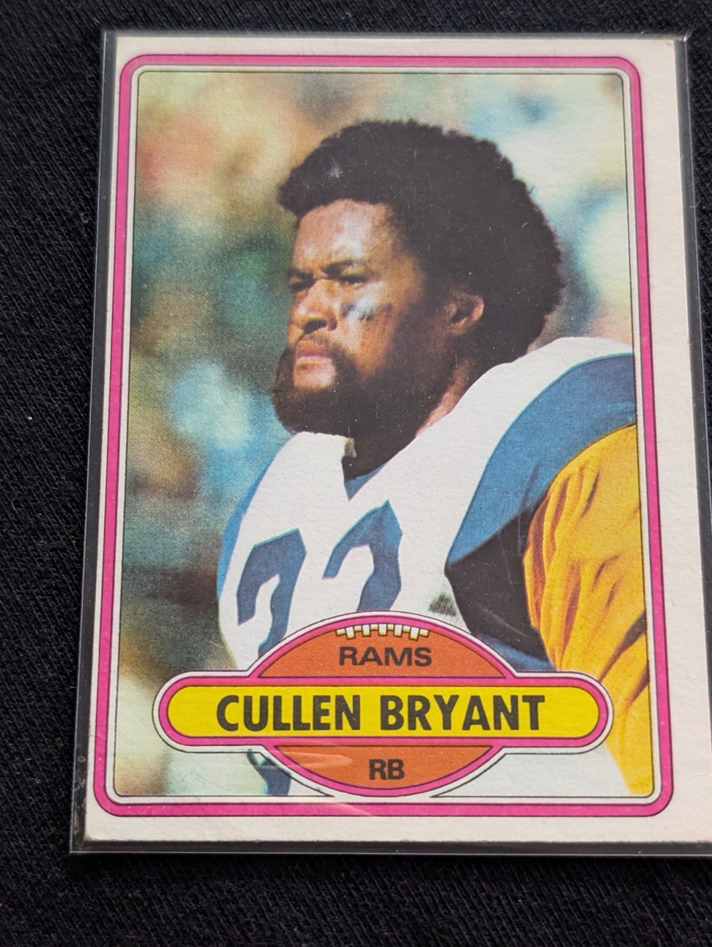 Cullen Bryant 1979 & 1980 Topps Los Angeles Rams Lot (2) Vintage RB Cards