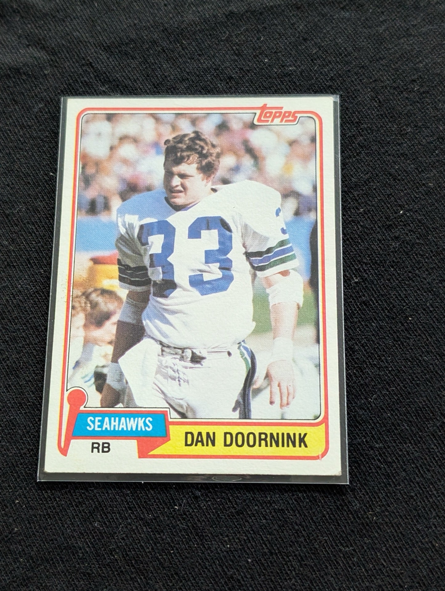 Dan Doornink 1979 & 1980 Topps Seattle Seahawks Lot (2) Vintage RB Cards