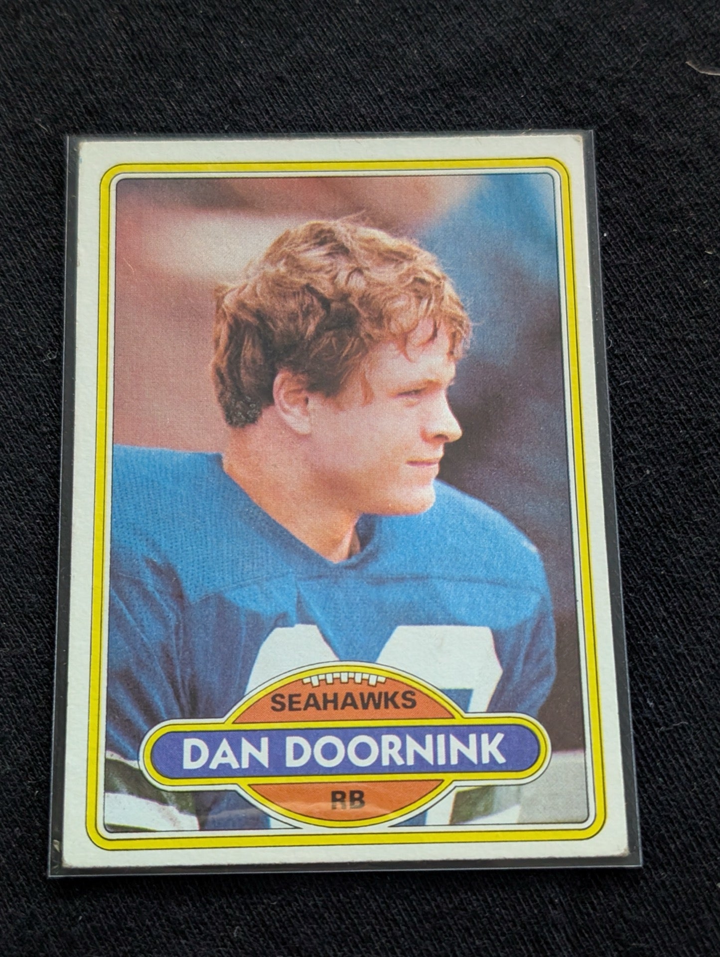Dan Doornink 1979 & 1980 Topps Seattle Seahawks Lot (2) Vintage RB Cards