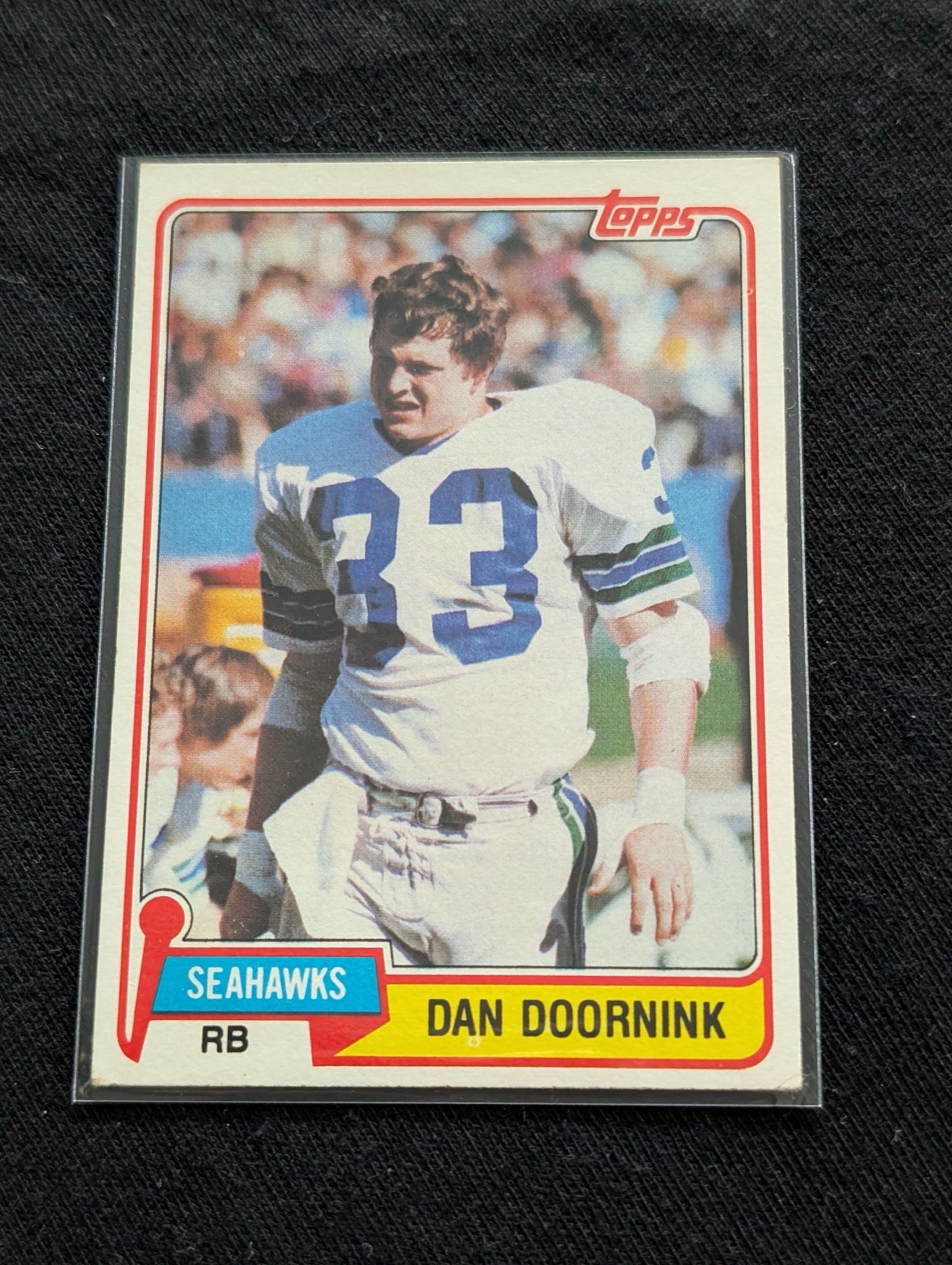 Dan Doornink Seattle Seahawks Lot (2) 1979 & 1980 Topps Vintage NFL