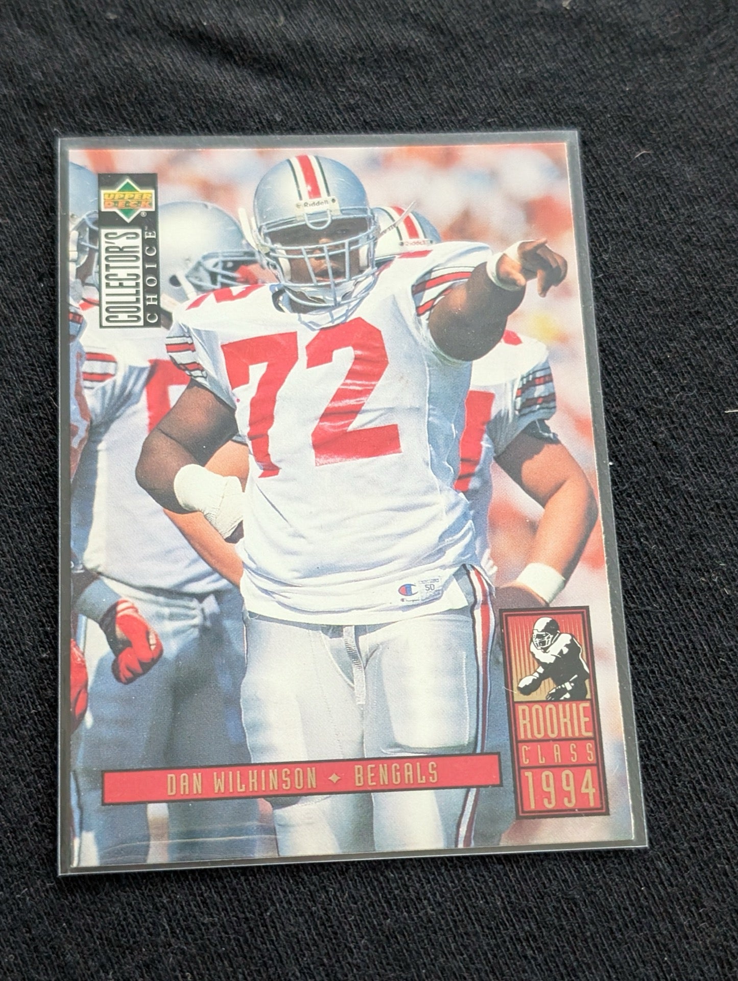 Dan "Big Daddy" Wilkinson 1994 Rookie Card Lot (2) Flair & Collector's Choice