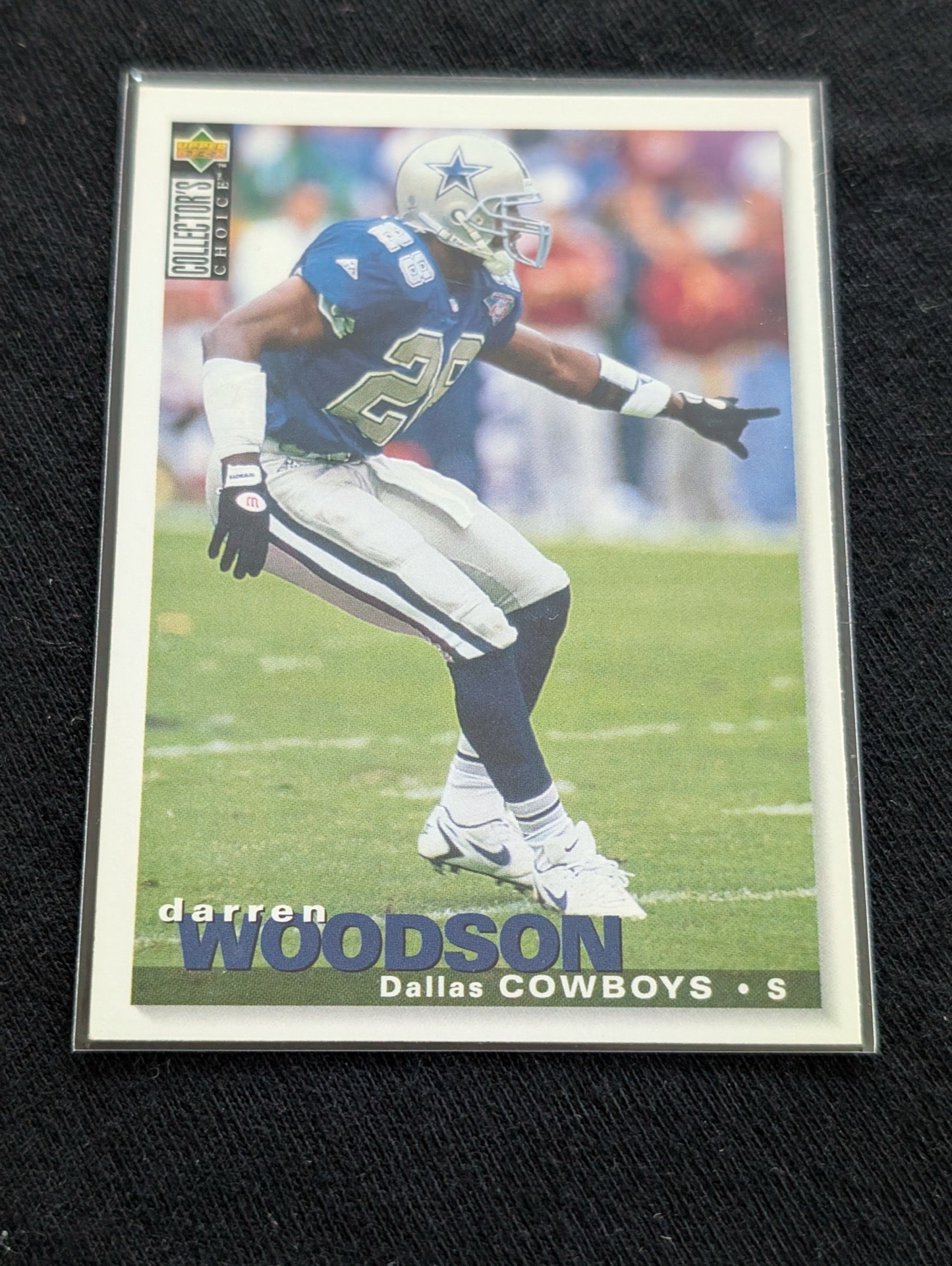 Darren Woodson HOF Cowboys Legend Card Lot (3) Collector's Choice 1994-96