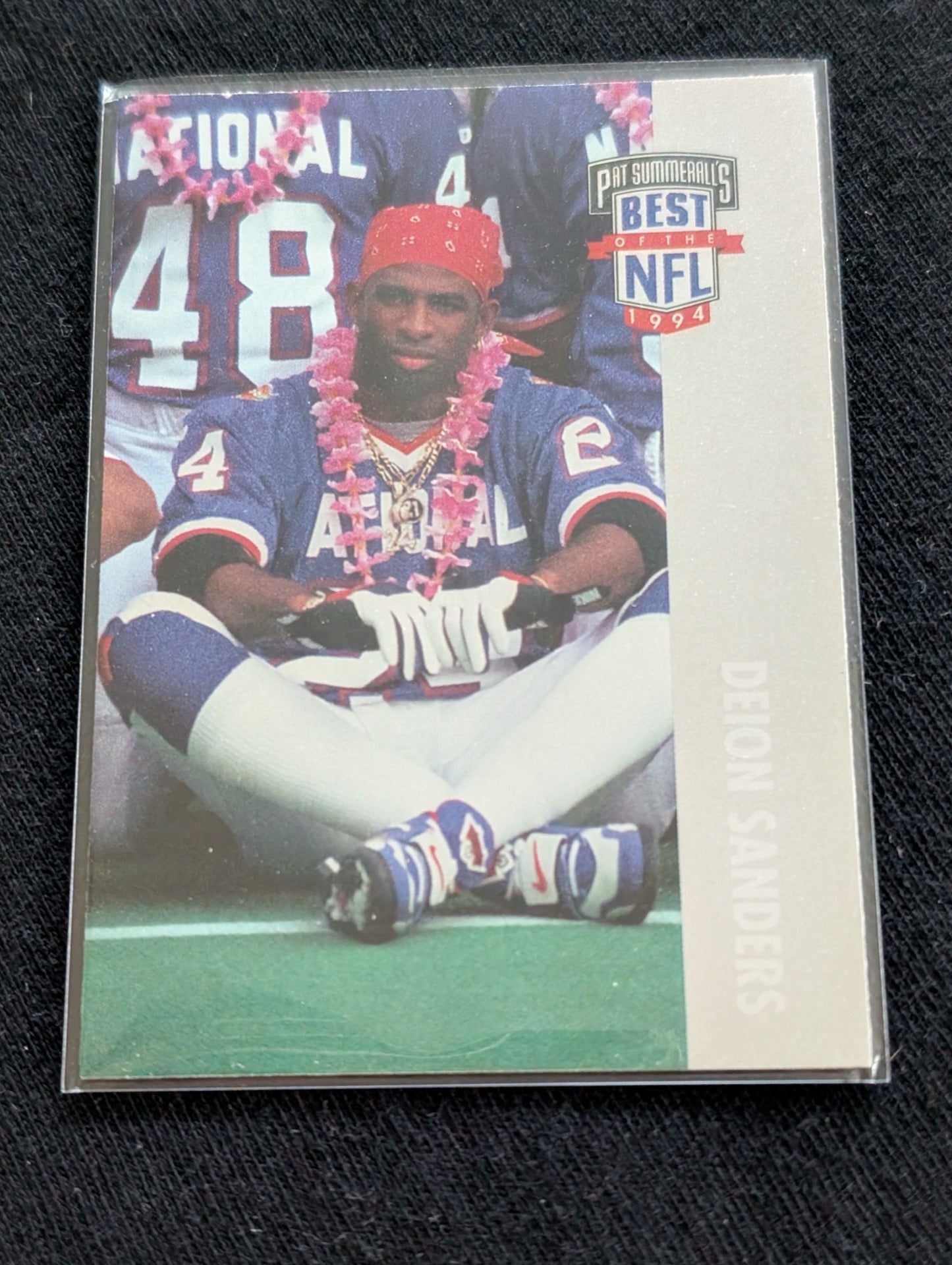 Deion Sanders HOF Prime Time Card Lot (2) 1994 Collector's Choice & Best