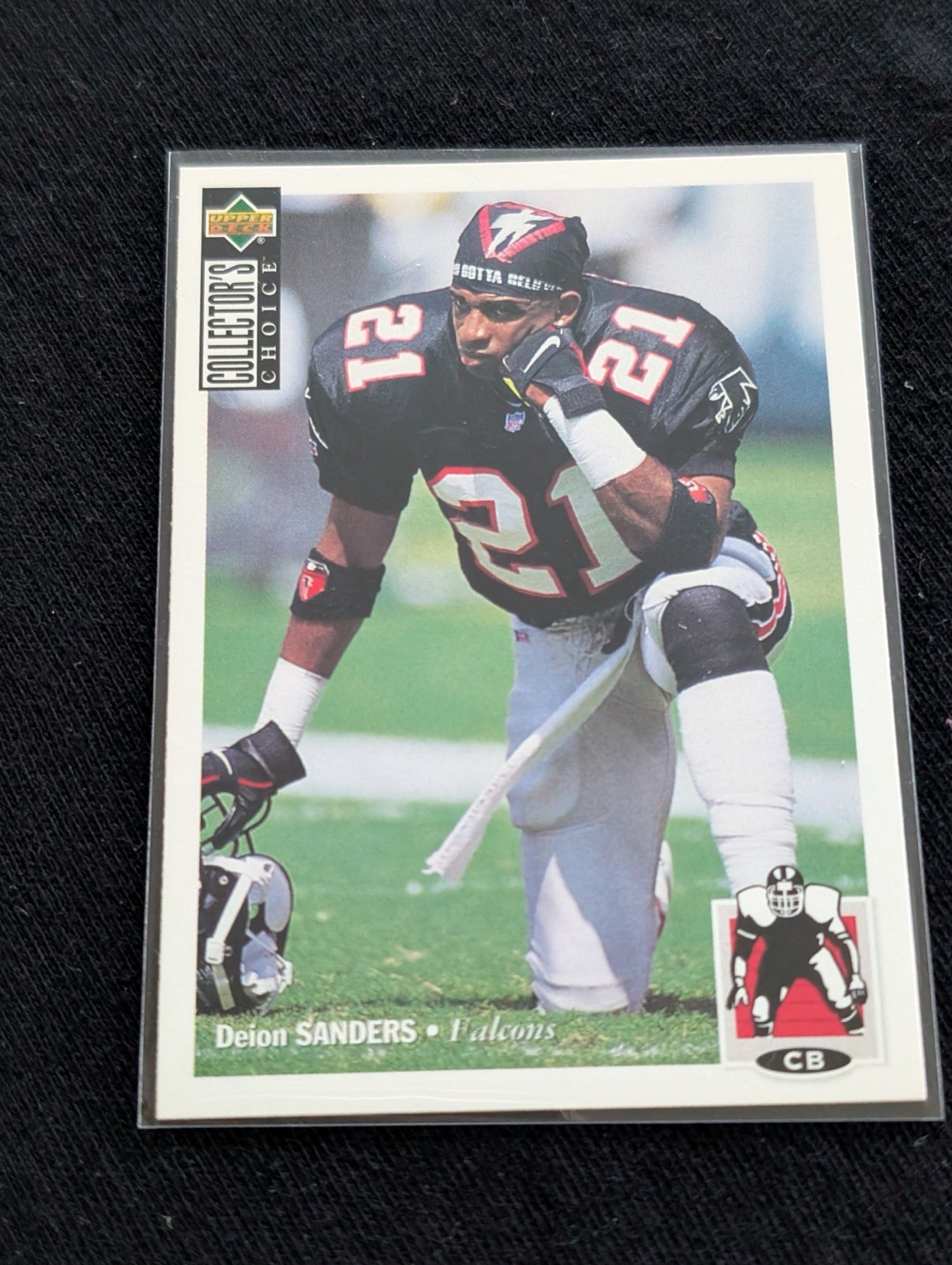 Deion Sanders HOF Prime Time Card Lot (2) 1994 Collector's Choice & Best