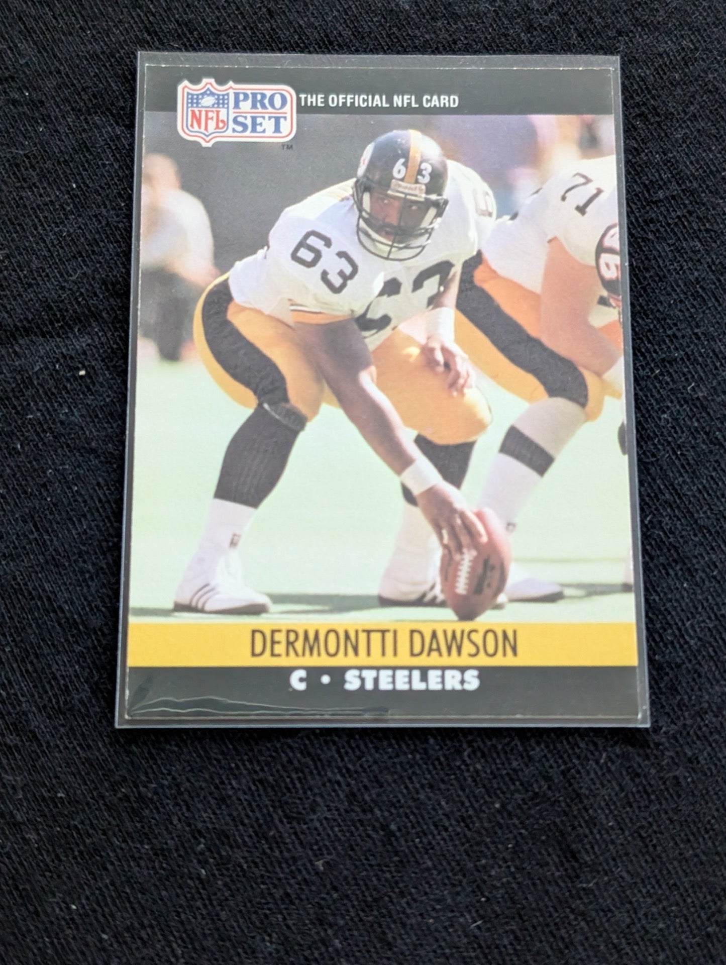 Dermontti Dawson HOF Steelers Center Legend Card Lot (7) Topps, Score, Pro Set