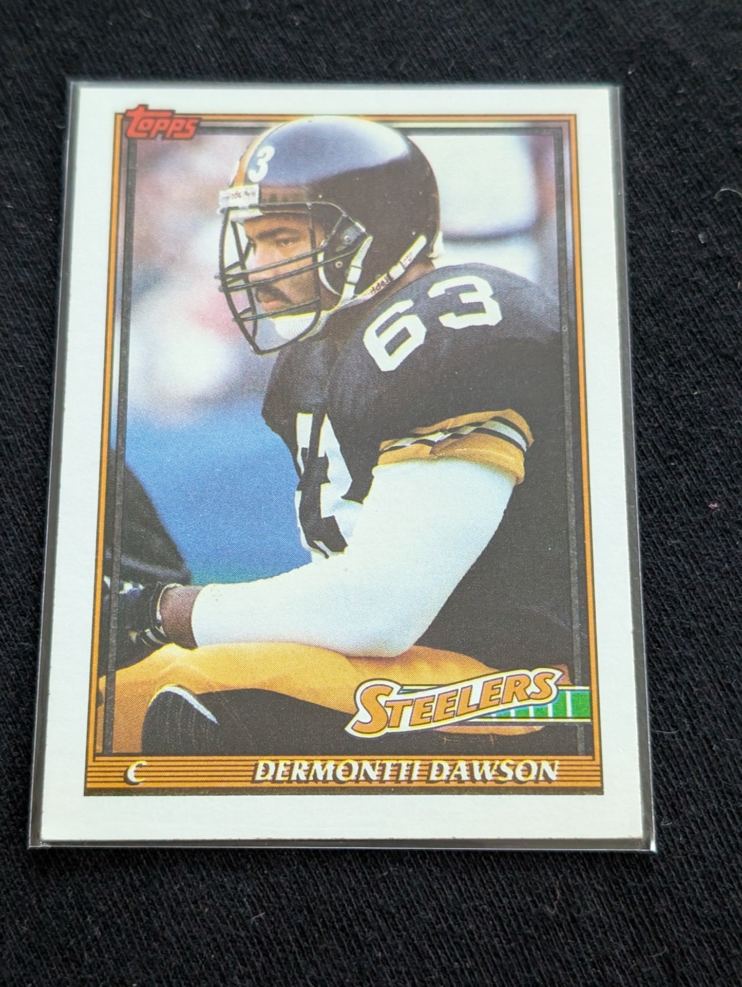 Dermontti Dawson HOF Steelers Center Legend Card Lot (7) Topps, Score, Pro Set