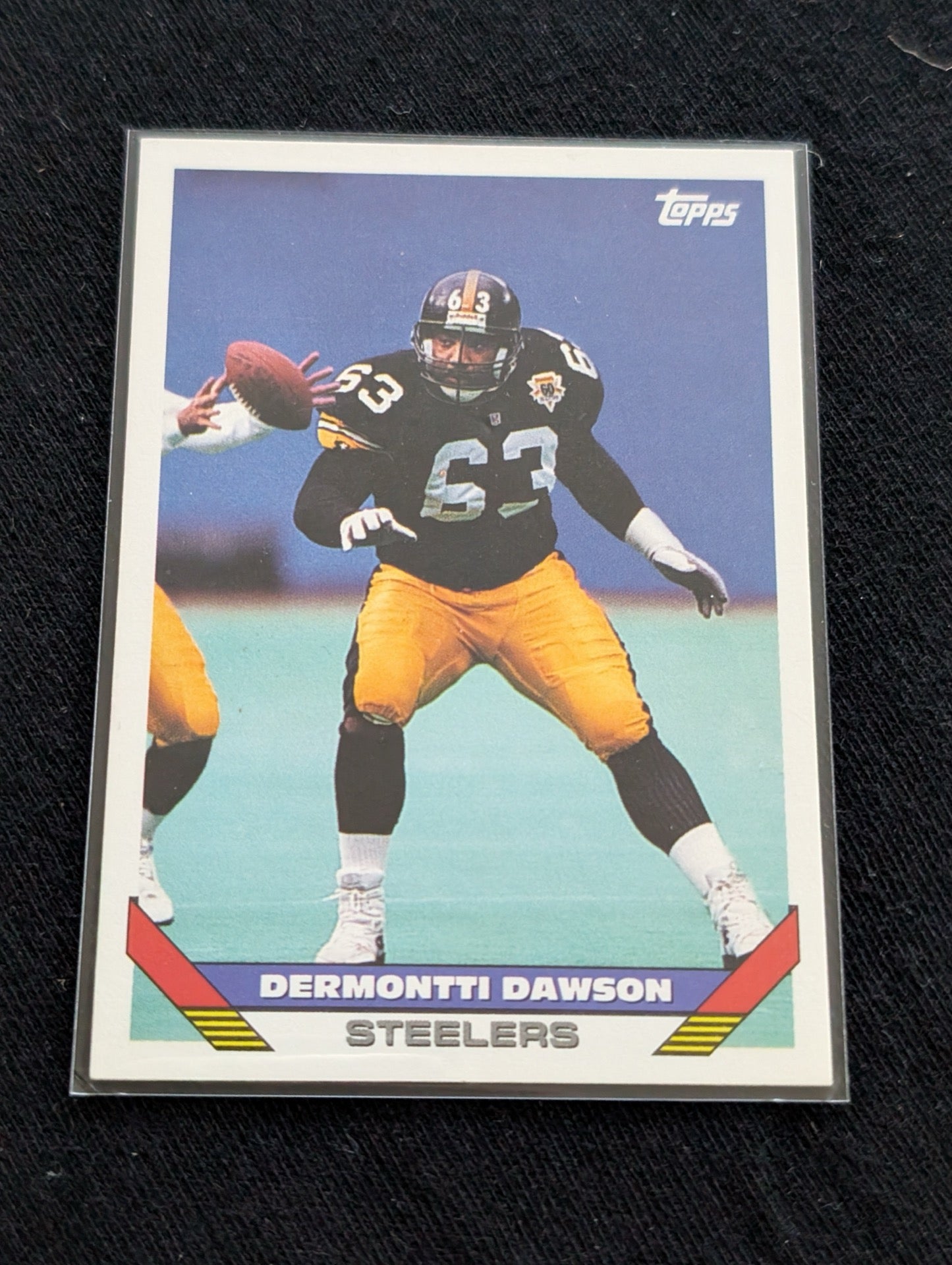 Dermontti Dawson HOF Steelers Center Legend Card Lot (7) Topps, Score, Pro Set