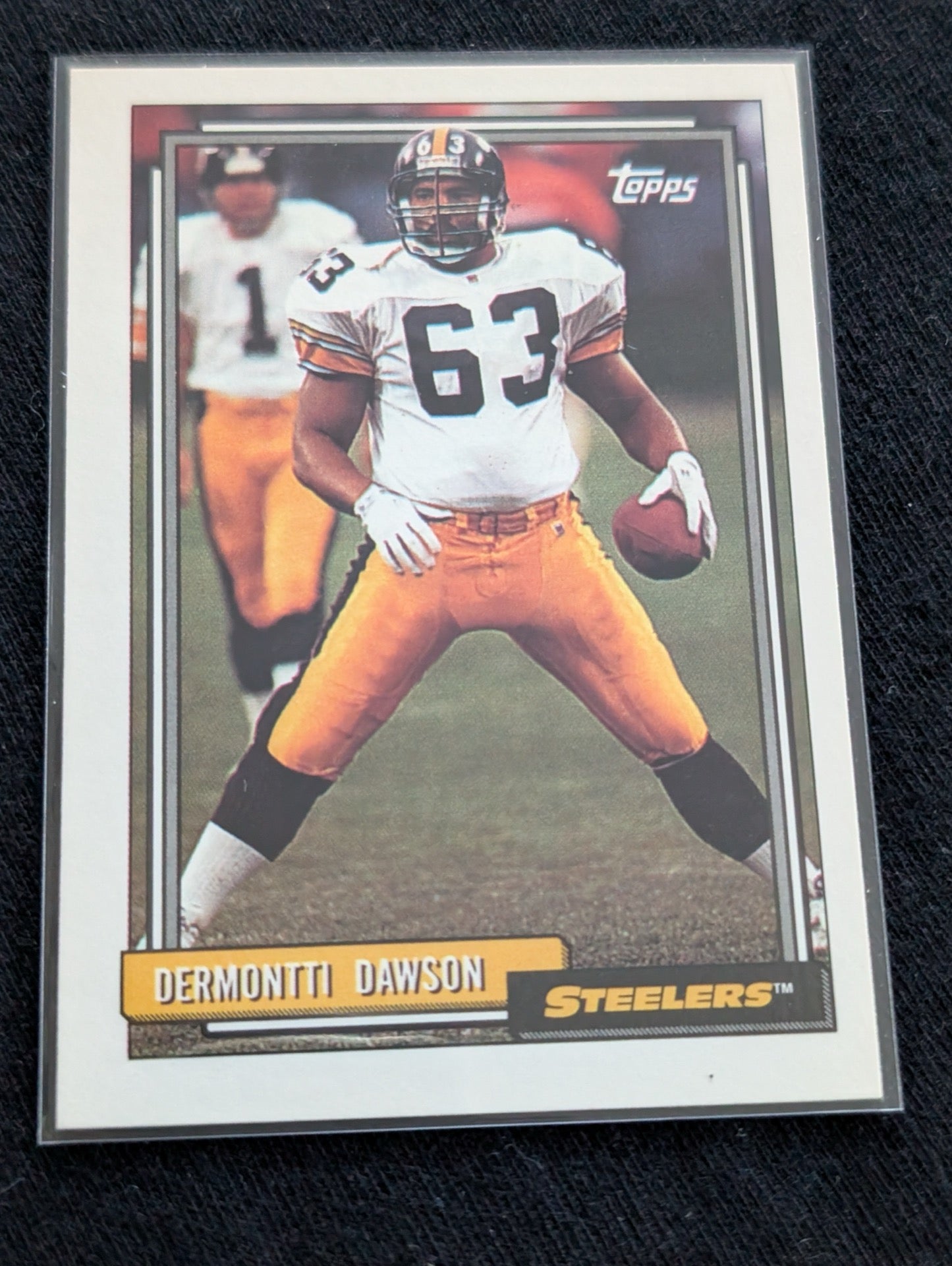Dermontti Dawson HOF Steelers Center Legend Card Lot (7) Topps, Score, Pro Set