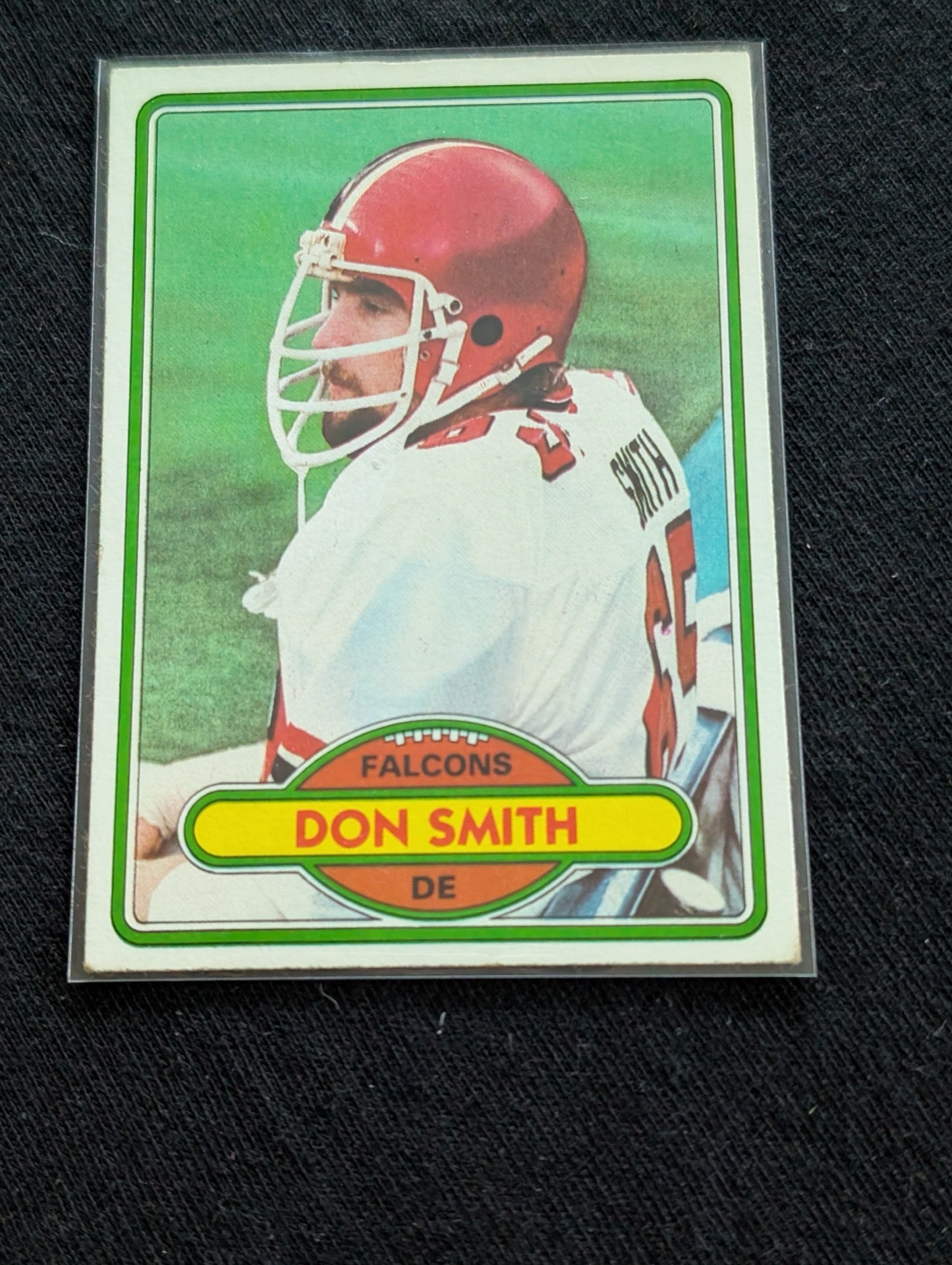 Don Smith Atlanta Falcons Vintage Topps Card Lot (2) 1980 & 1981