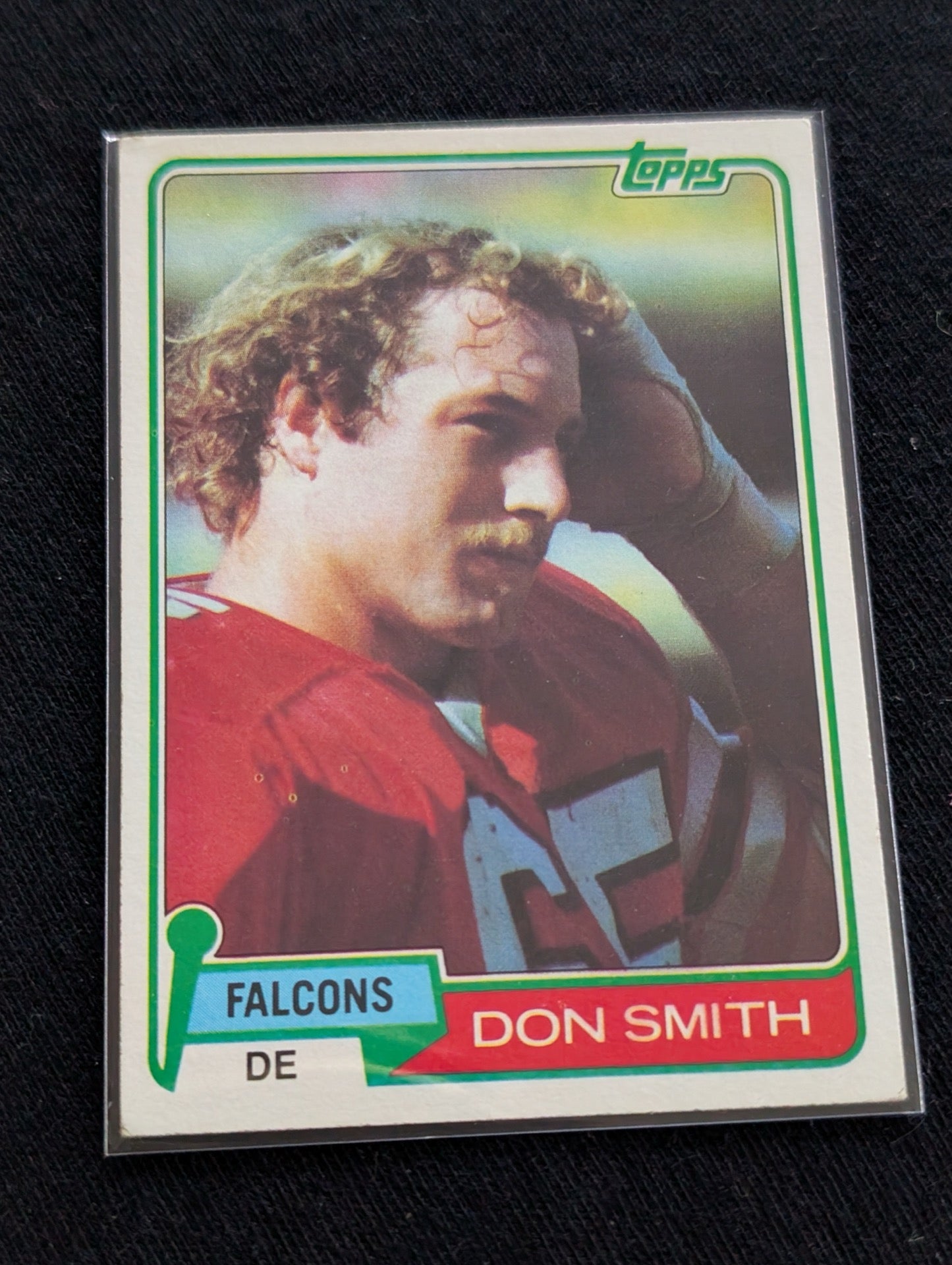 Don Smith Atlanta Falcons Vintage Topps Card Lot (2) 1980 & 1981