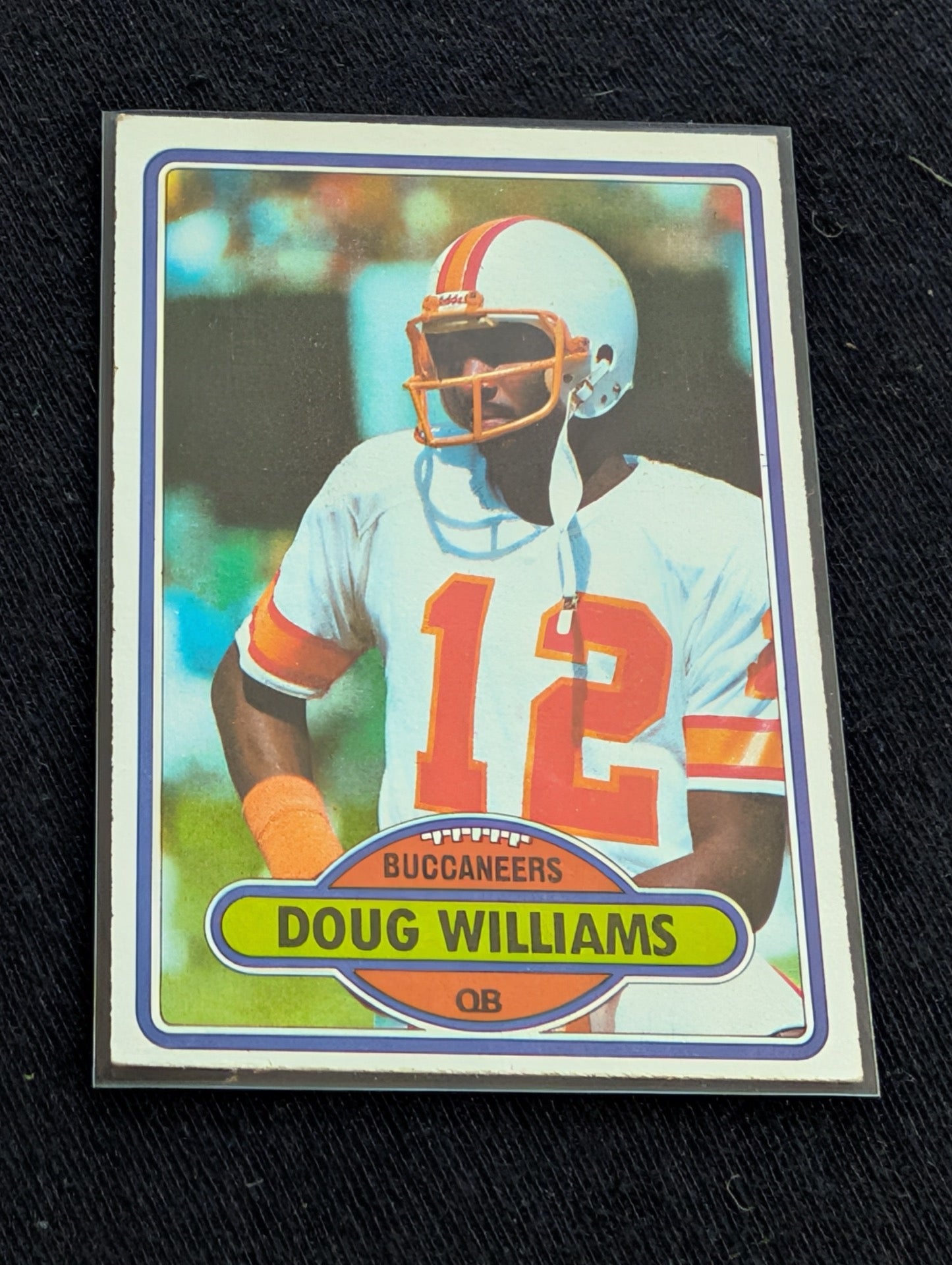 Doug Williams 1980 & 1981 Topps Buccaneers QB Vintage Card Lot (2)
