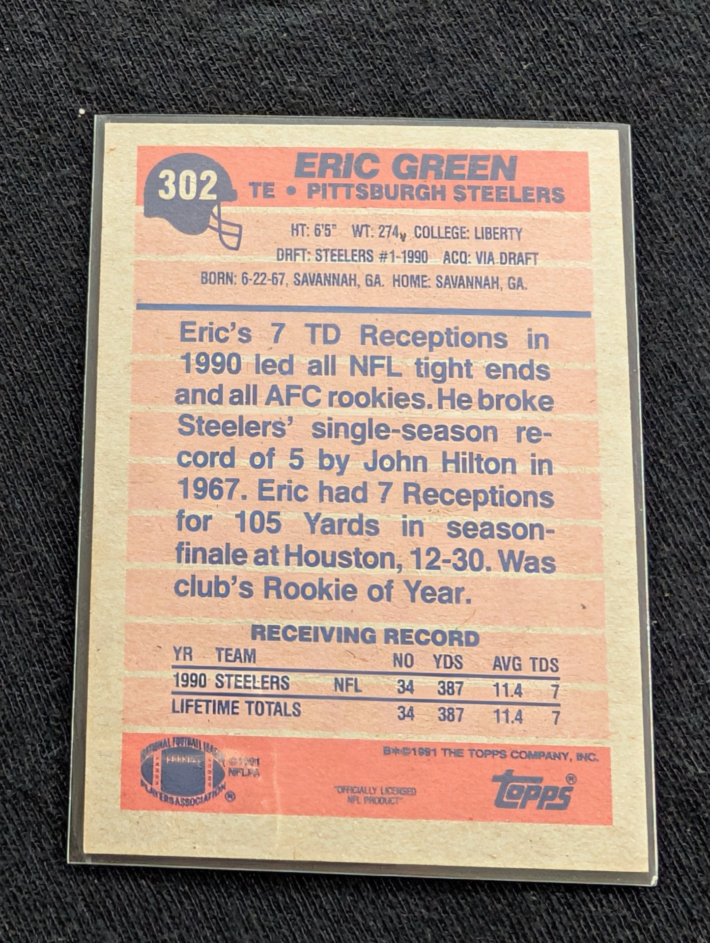 Eric Green Pittsburgh Steelers Pro Bowl TE Player Lot (12 Cards) RC