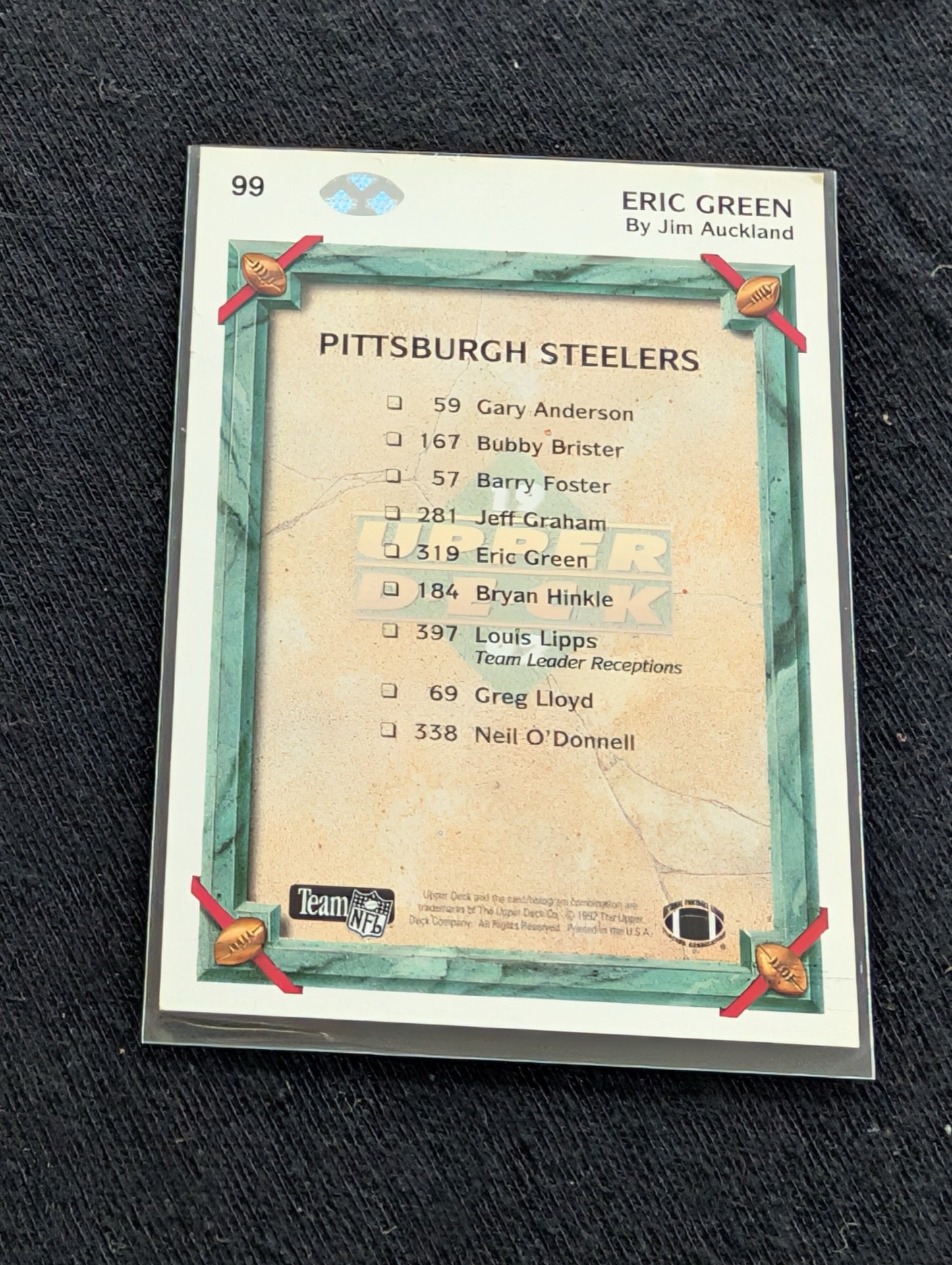 Eric Green Pittsburgh Steelers Pro Bowl TE Player Lot (12 Cards) RC