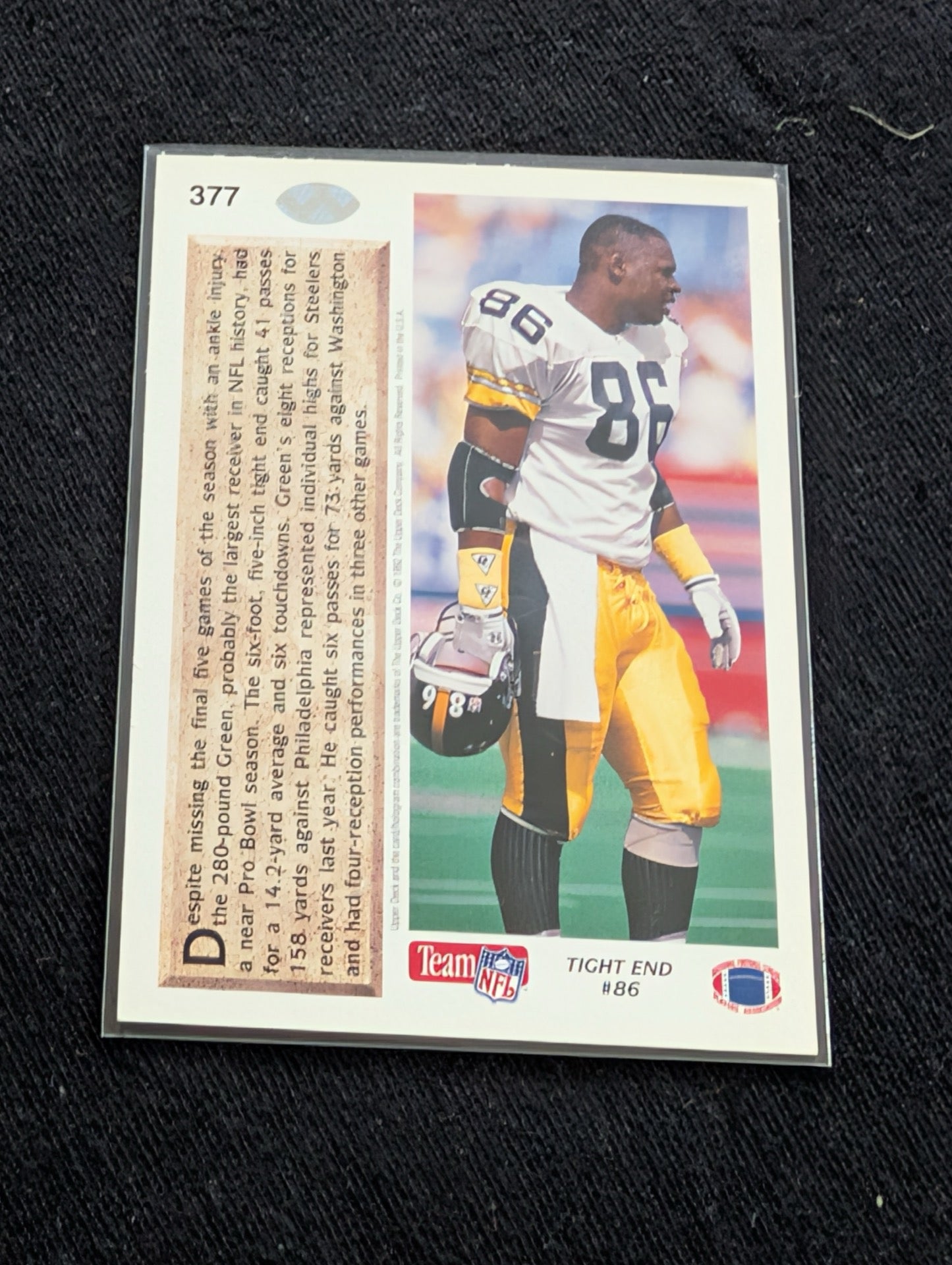 Eric Green Pittsburgh Steelers Pro Bowl TE Player Lot (12 Cards) RC