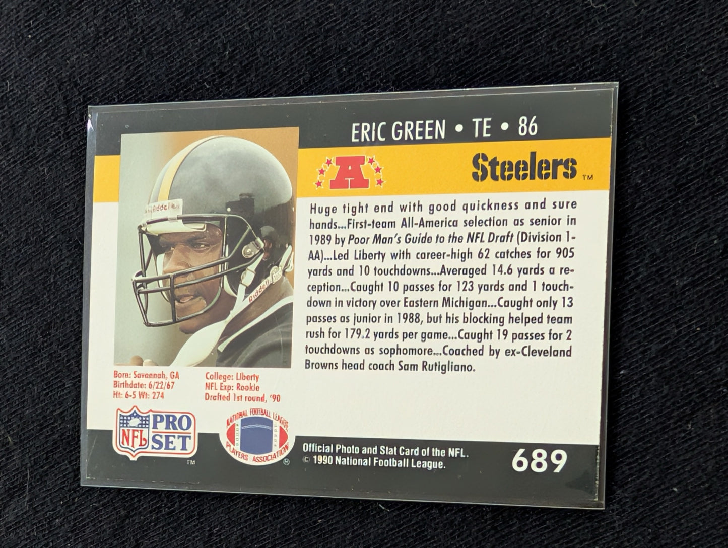 Eric Green Pittsburgh Steelers Pro Bowl TE Player Lot (12 Cards) RC