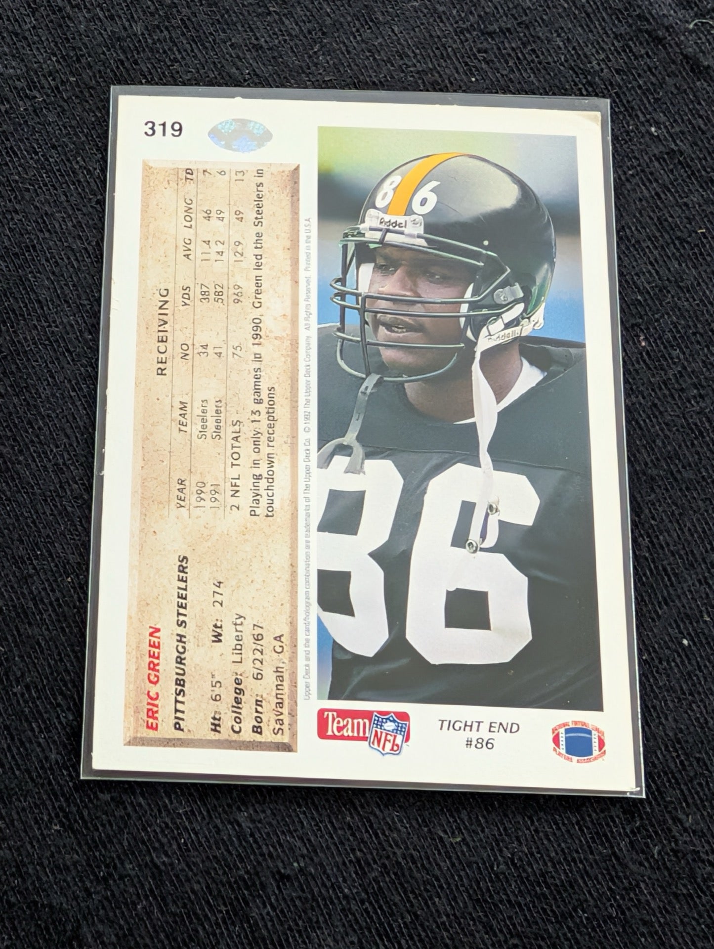 Eric Green Pittsburgh Steelers Pro Bowl TE Player Lot (12 Cards) RC