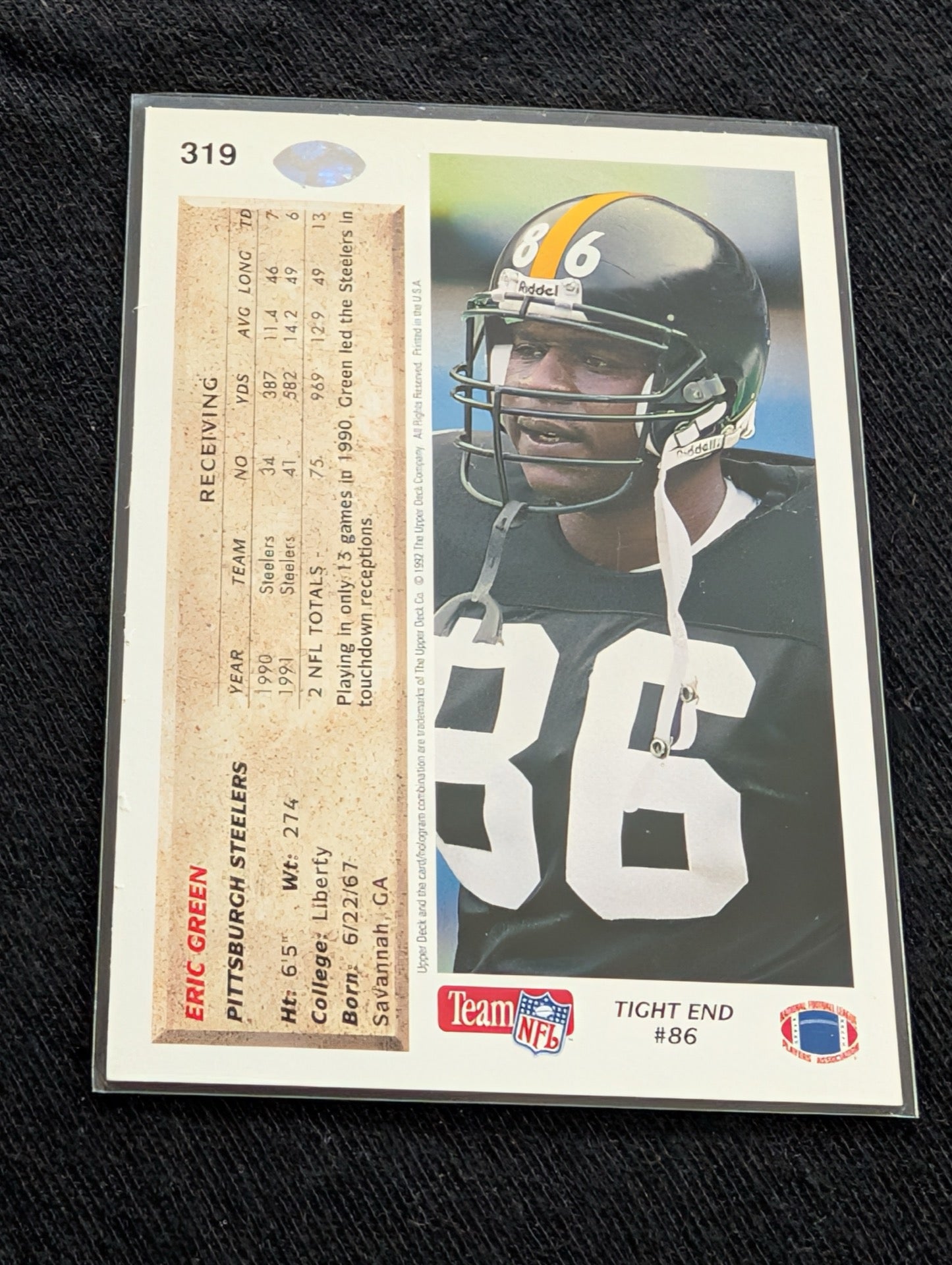 Eric Green Pittsburgh Steelers Pro Bowl TE Card Lot (5) RC