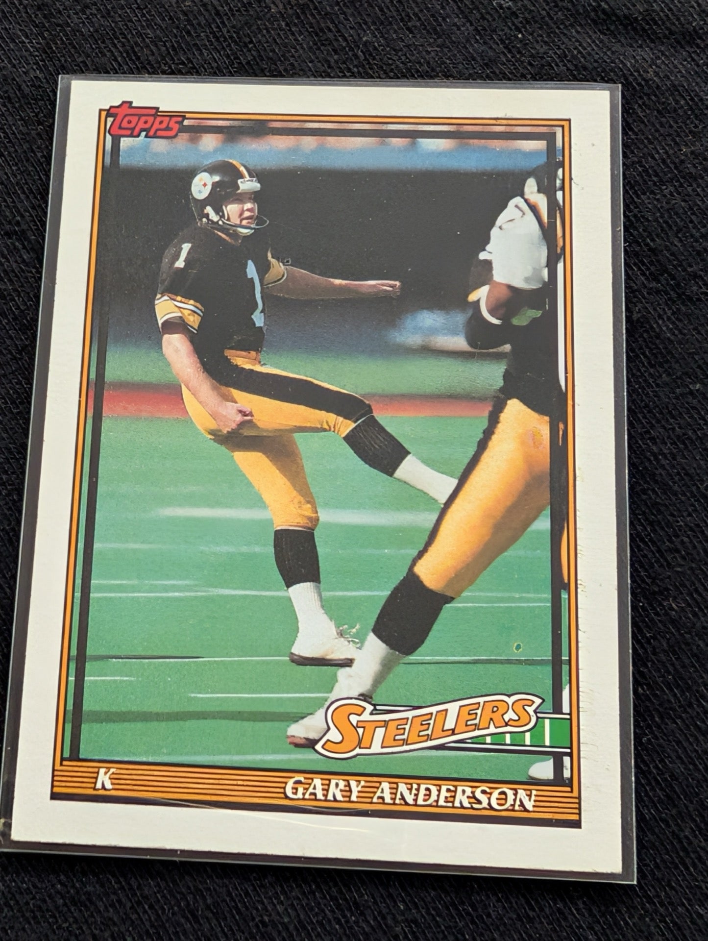 Gary Anderson Steelers All-Time Scorer Kicker Lot (9 Cards) Topps, Score, UD