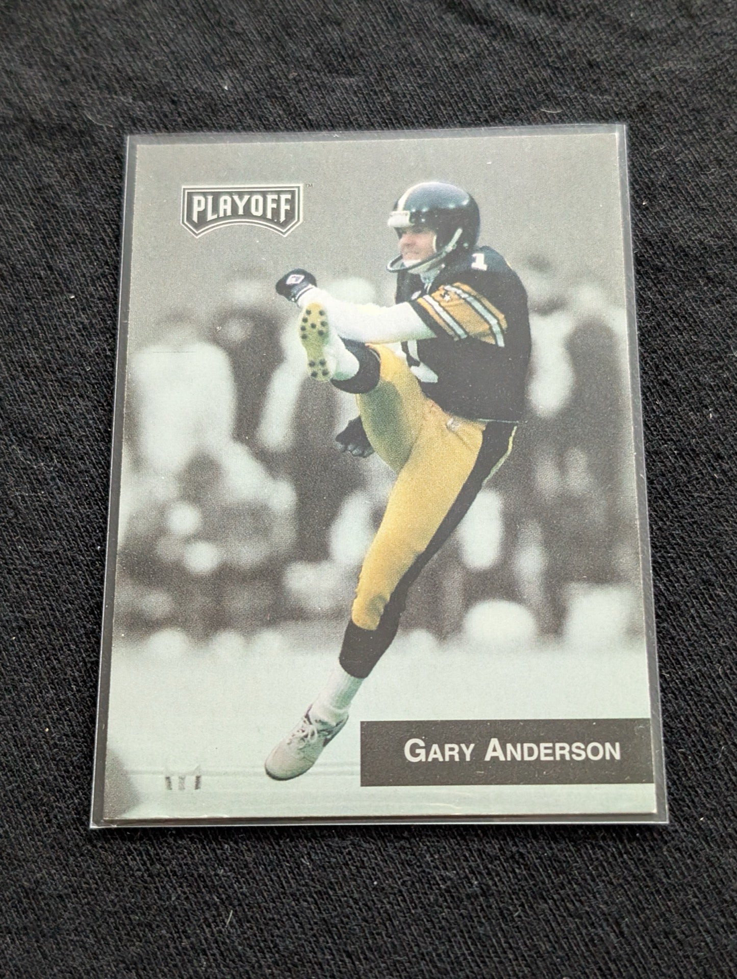 Gary Anderson Steelers All-Time Scorer Kicker Lot (9 Cards) Topps, Score, UD