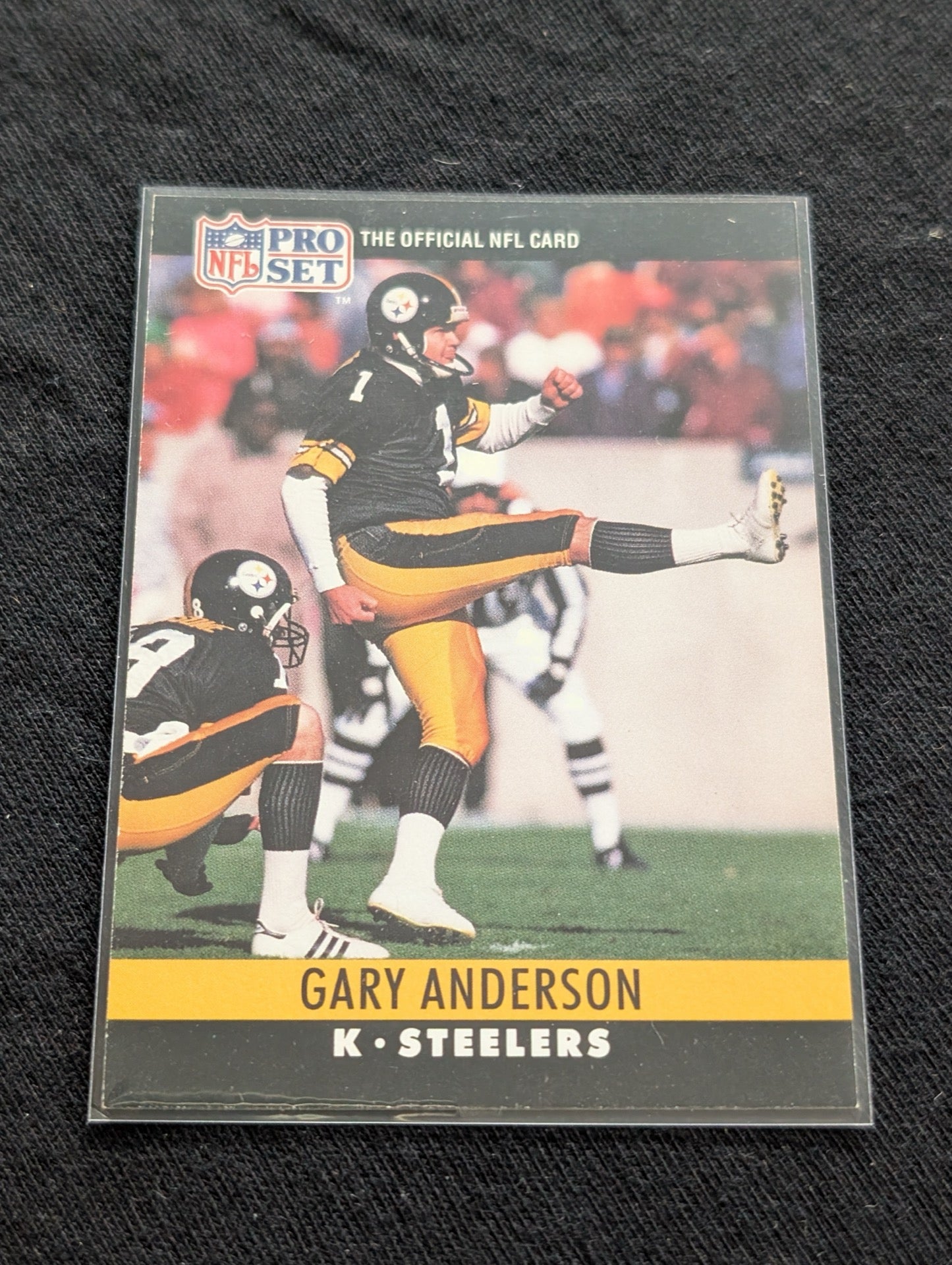 Gary Anderson Steelers All-Time Scorer Kicker Lot (9 Cards) Topps, Score, UD
