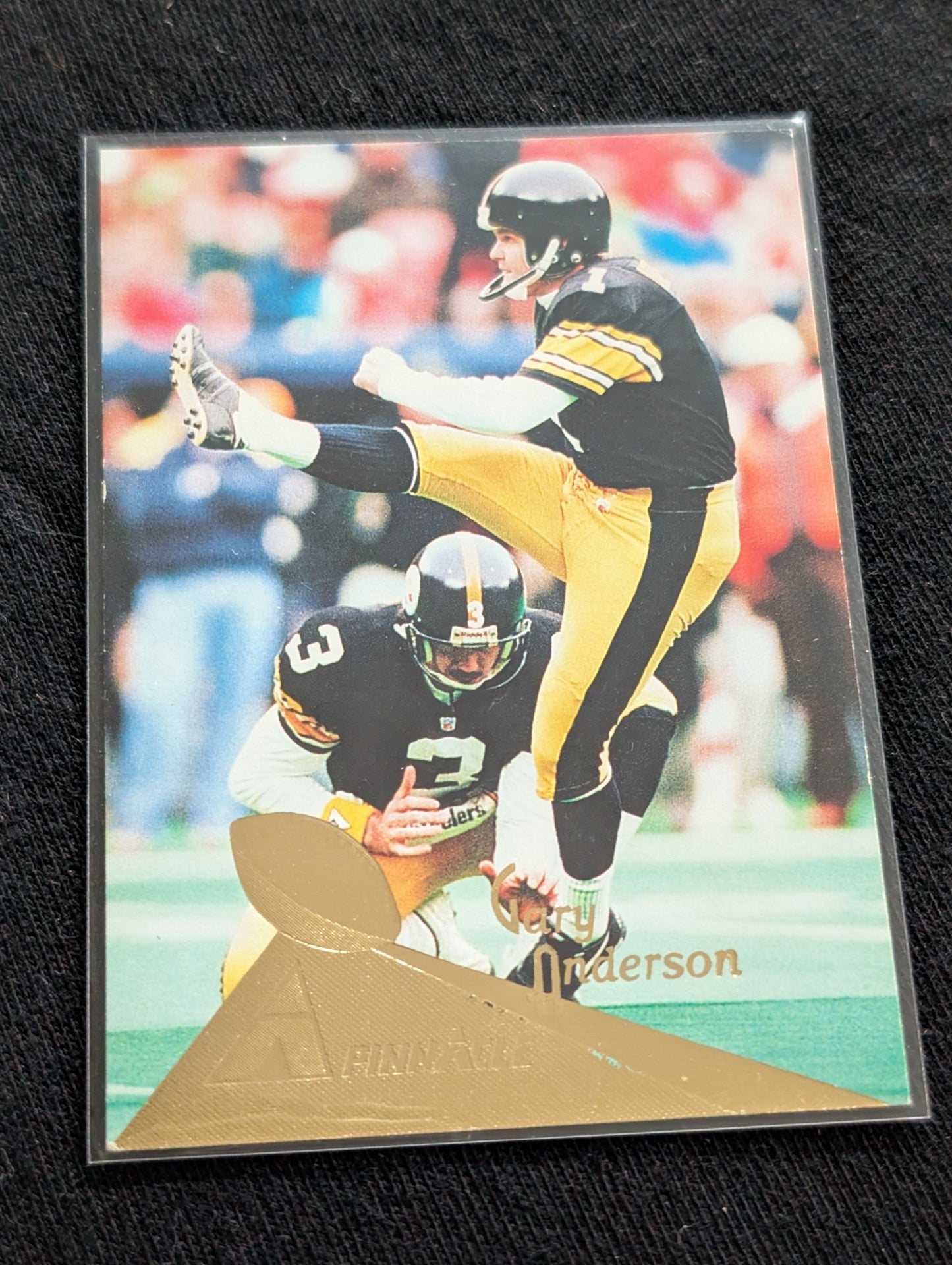 Gary Anderson Steelers All-Time Scorer Kicker Lot (9 Cards) Topps, Score, UD