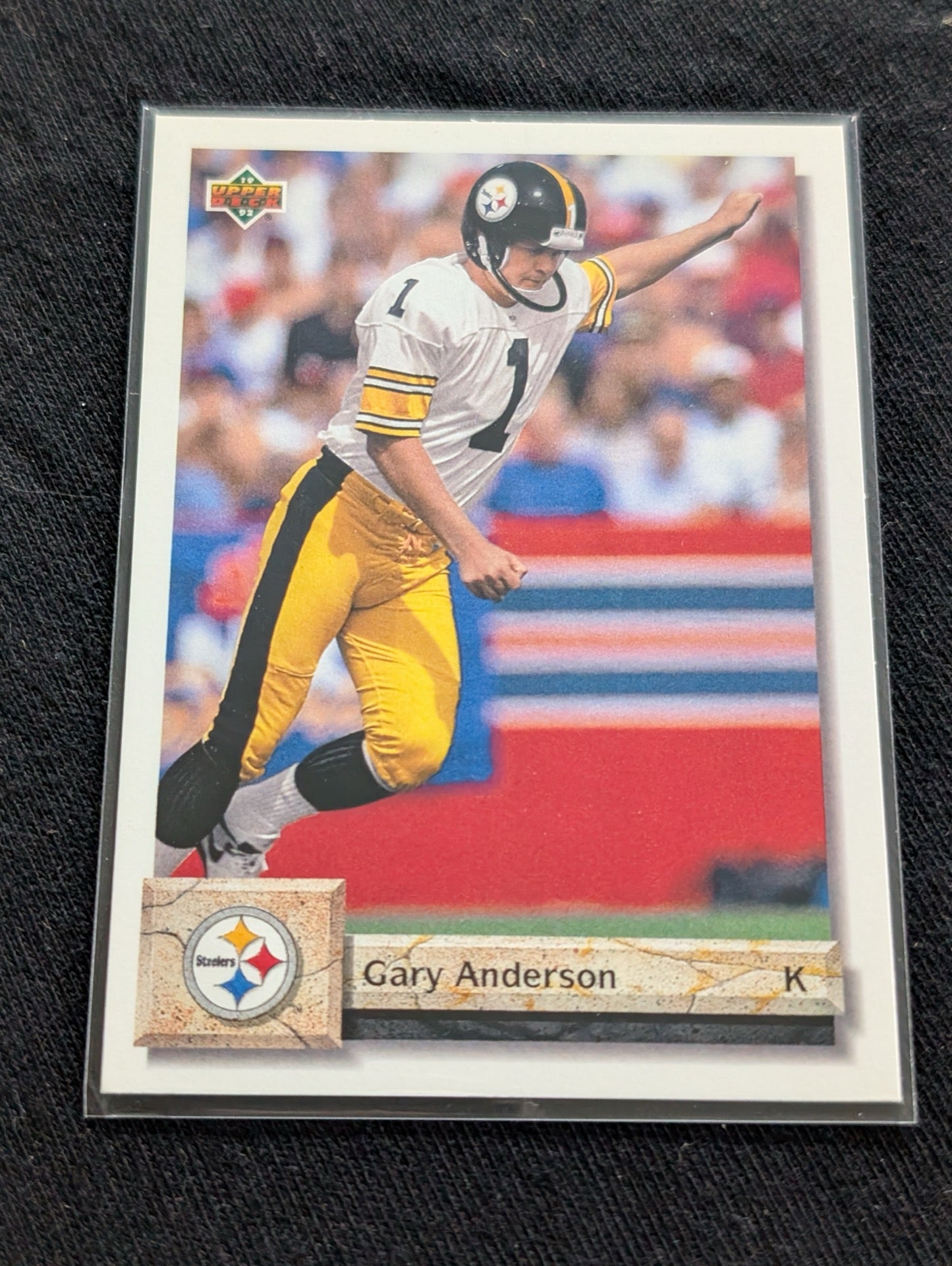 Gary Anderson Steelers All-Time Scorer Kicker Lot (9 Cards) Topps, Score, UD