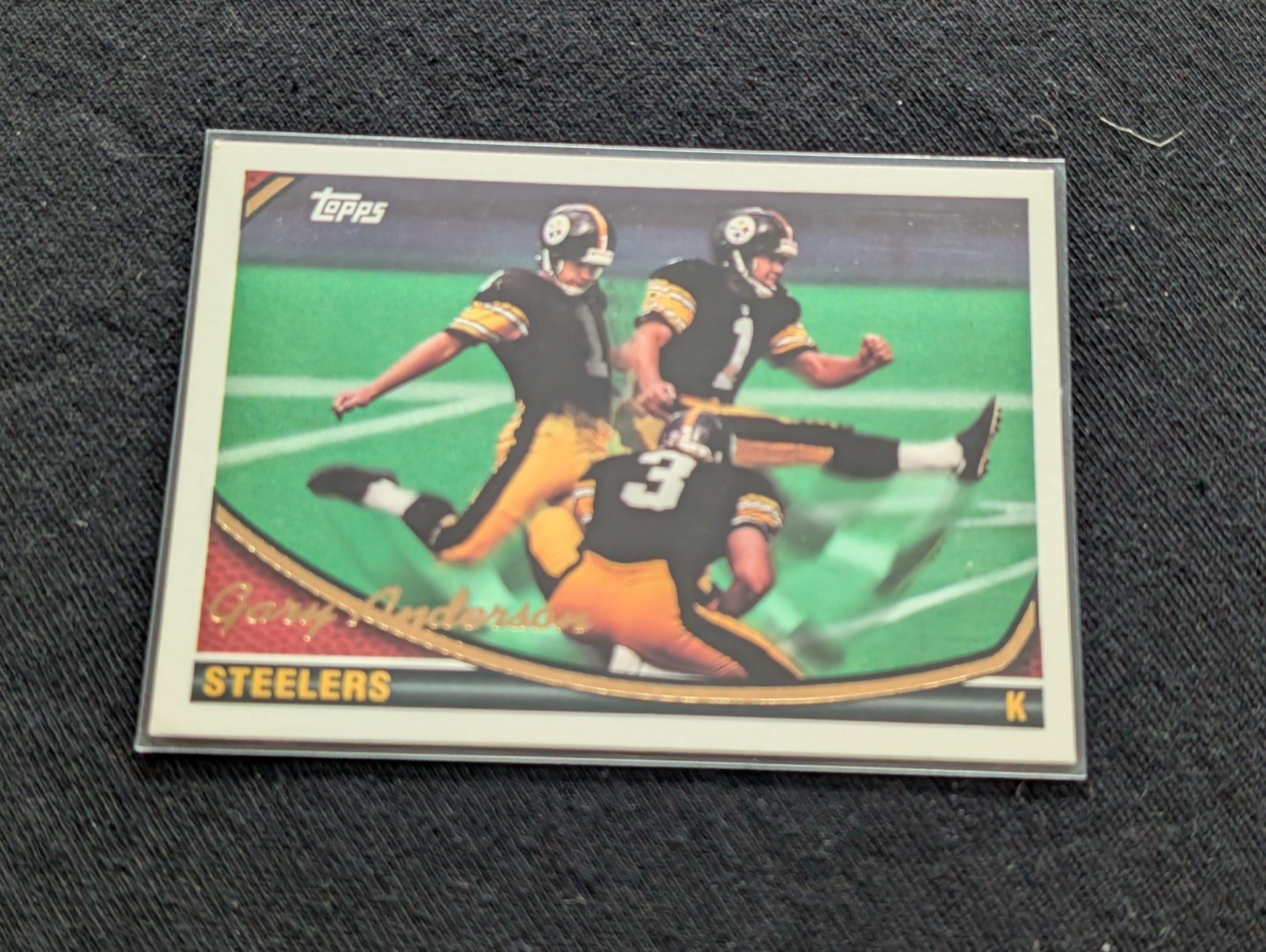 Gary Anderson Steelers All-Time Scorer Kicker Lot (9 Cards) Topps, Score, UD