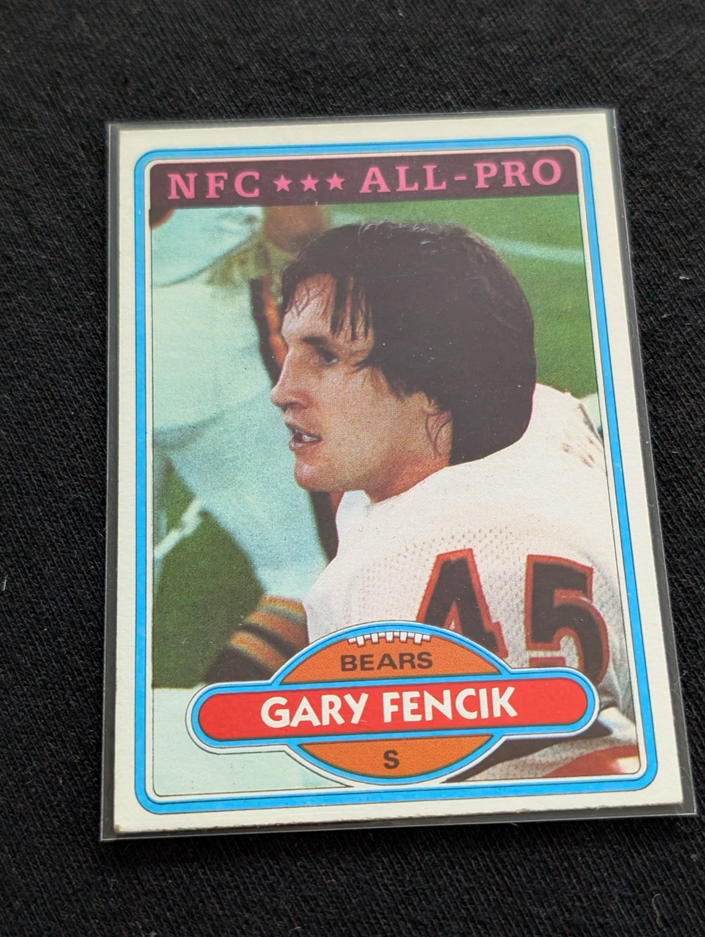 Gary Fencik Chicago Bears '85 Legend Vintage All-Pro Lot (2) 1981 1982 Topps