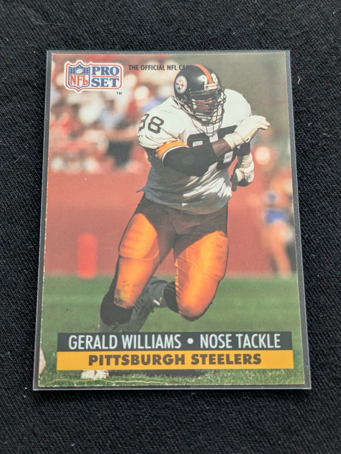 Gerald Williams Pittsburgh Steelers NT Player Lot (4) Pro Set, Topps, Pinnacle