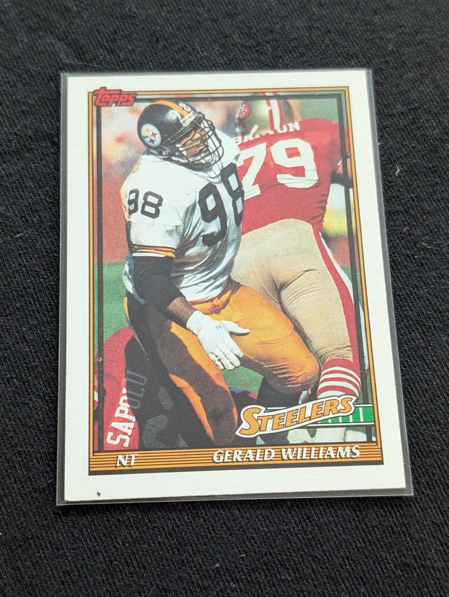 Gerald Williams Pittsburgh Steelers NT Player Lot (4) Pro Set, Topps, Pinnacle