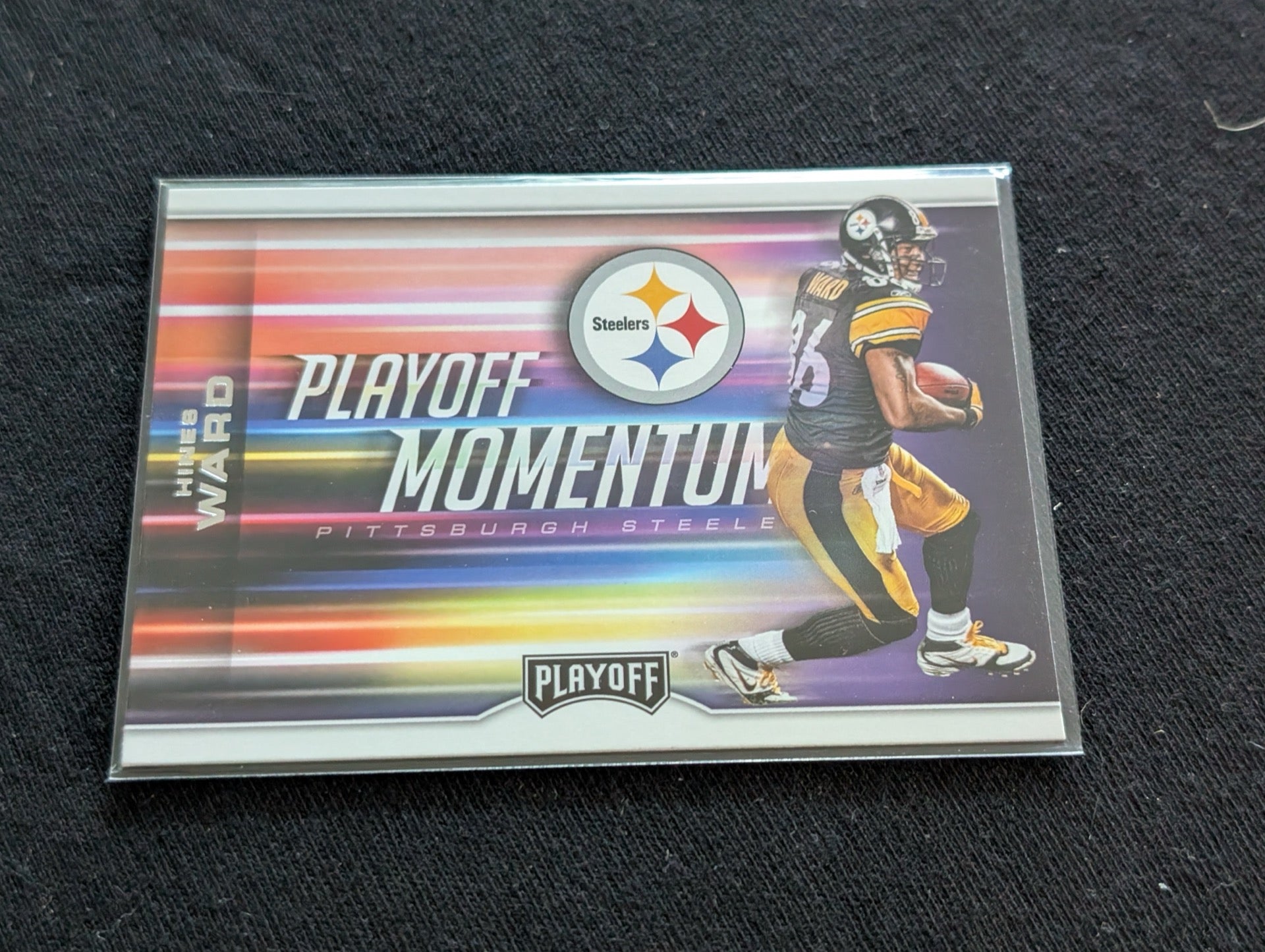 Hines Ward Steelers Legend Card Lot (2) 2002 Score & 2003 Playoff Momentum