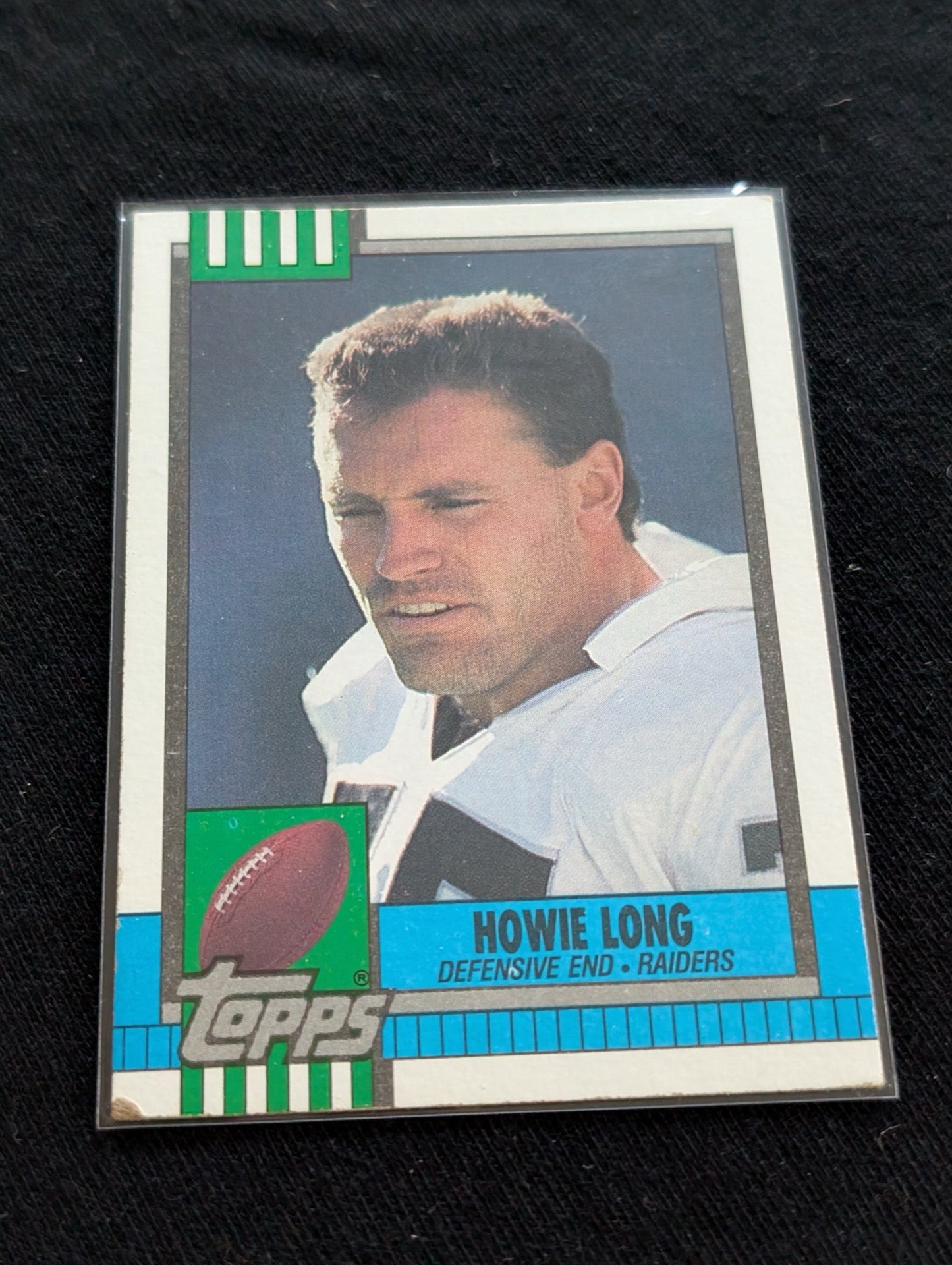 Howie Long HOF Raiders Legend Card Lot (2) 1990 Topps & 1991 Score