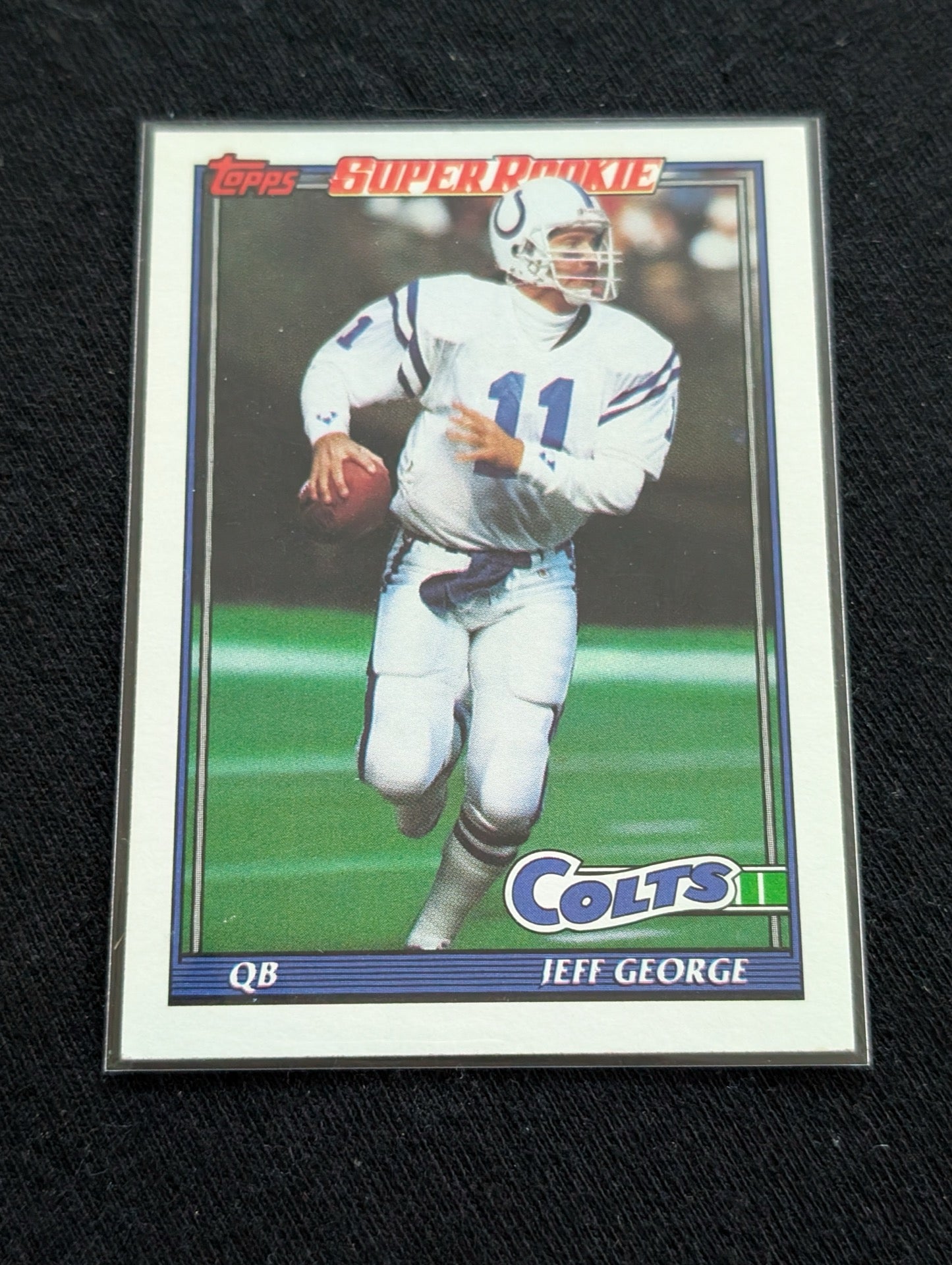 Jeff George #1 Pick QB Rookie Card Lot (3) 1990 Topps, Pro Set, 1994 UD