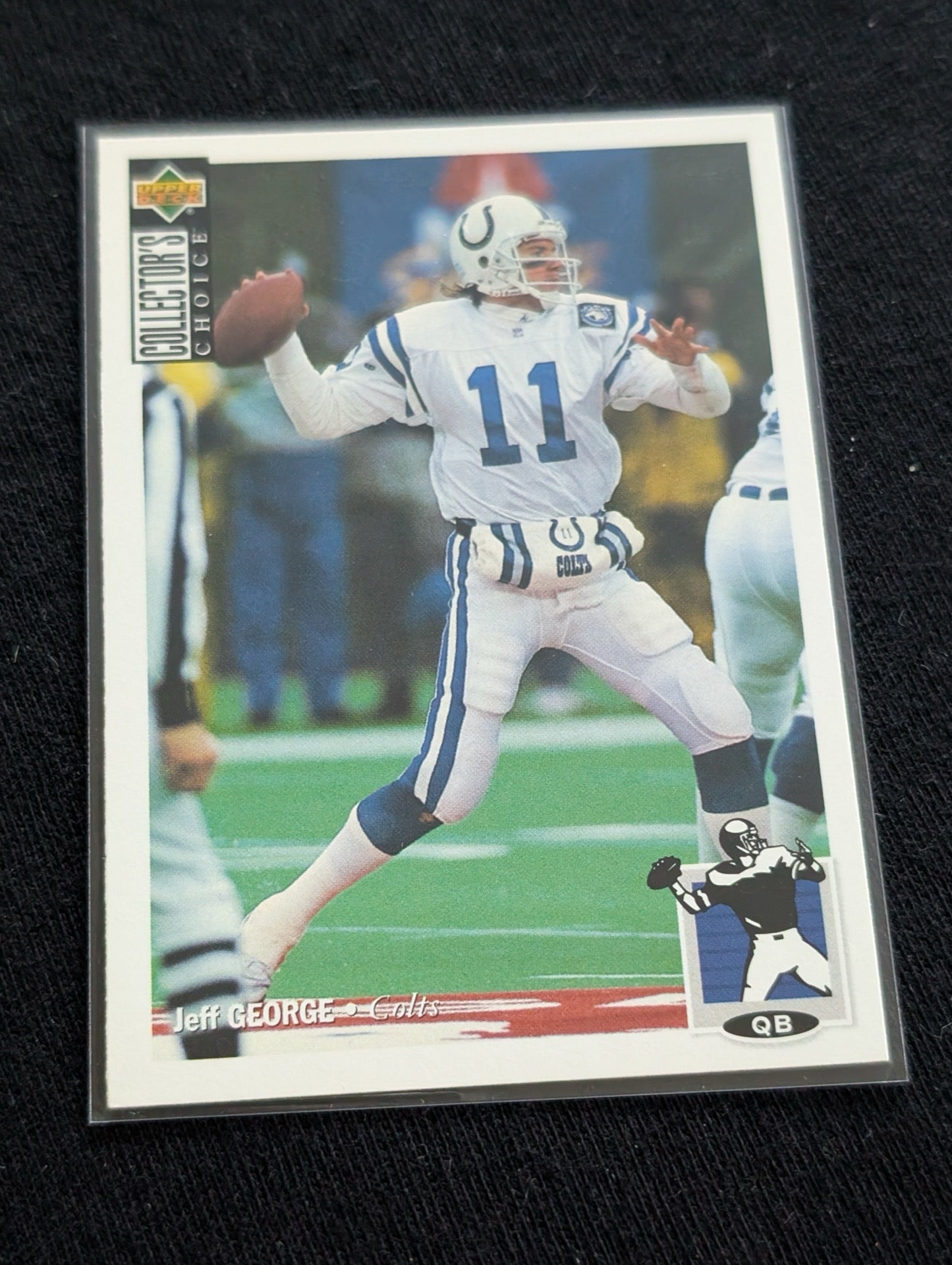 Jeff George #1 Pick QB Rookie Card Lot (3) 1990 Topps, Pro Set, 1994 UD