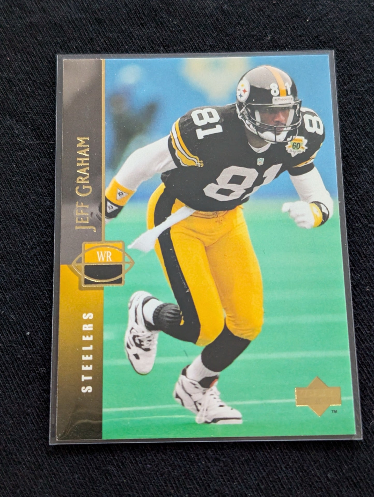 Jeff Graham Pittsburgh Steelers WR Card Lot (4) 1991 Pro Set RC, UD, Collector's Choice