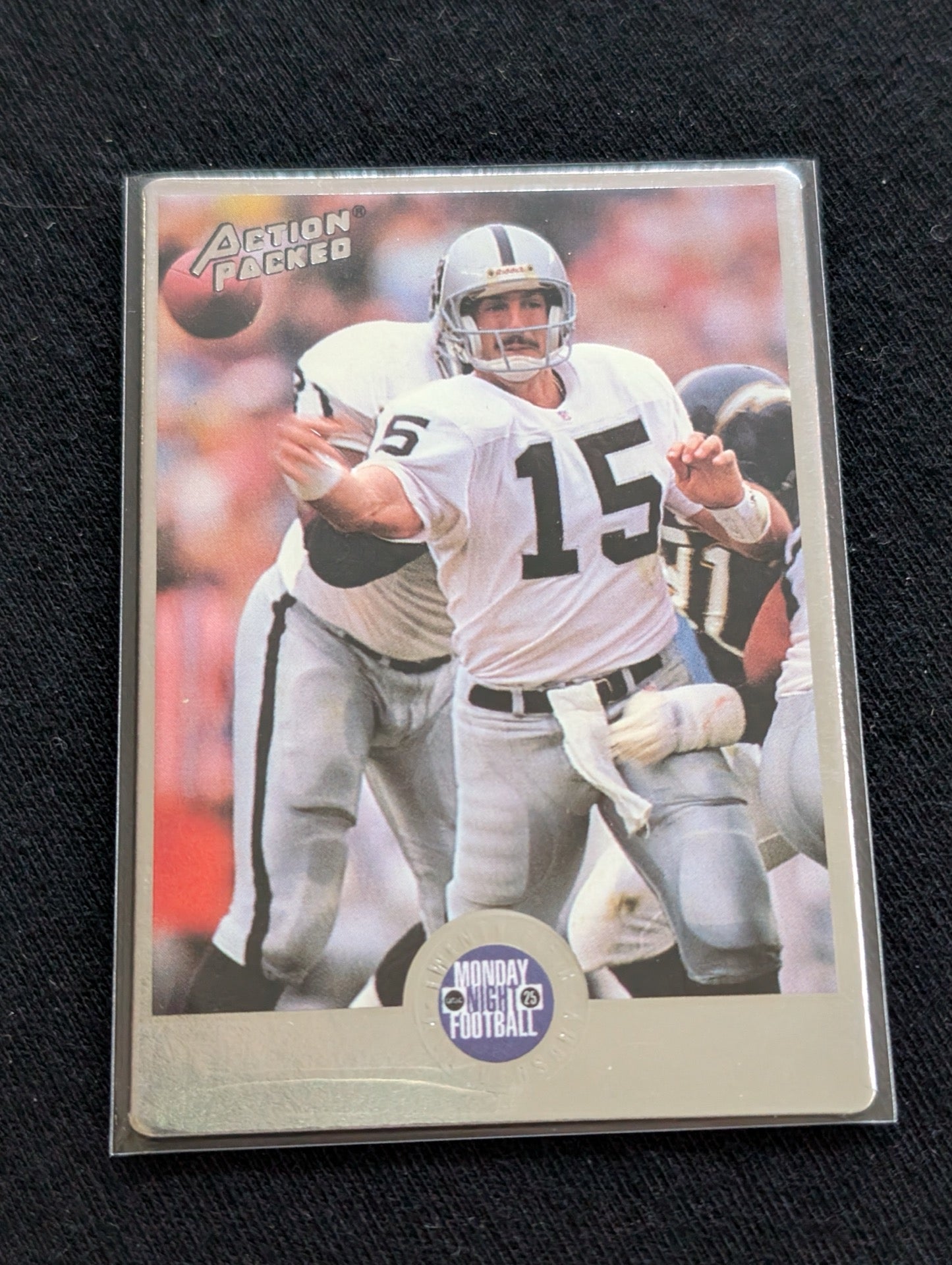 Jeff Hostetler Raiders QB Card Lot (2) 1994 Collector's Choice & 1990 Action Packed
